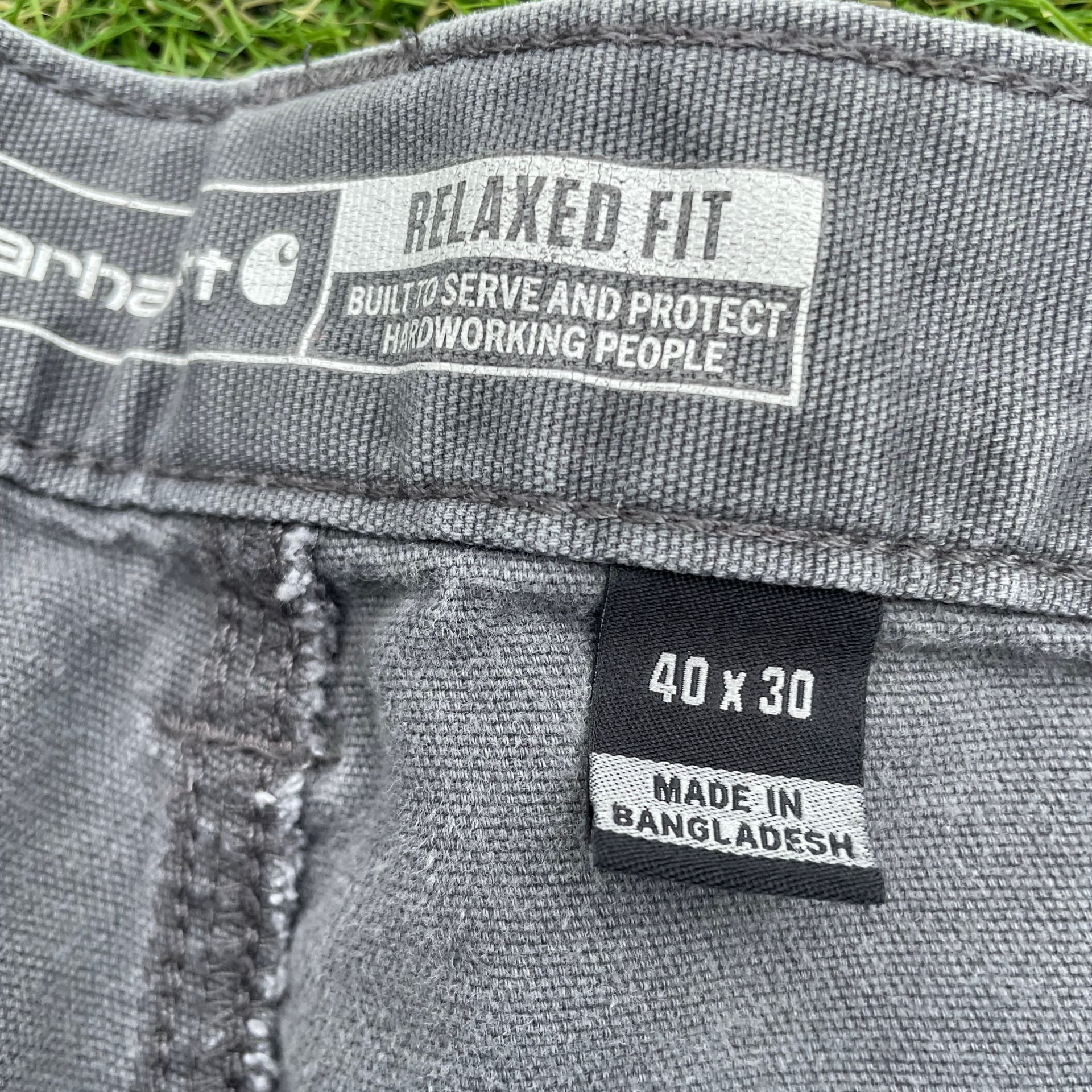 Carhartt Men's Gray Work Pants 4