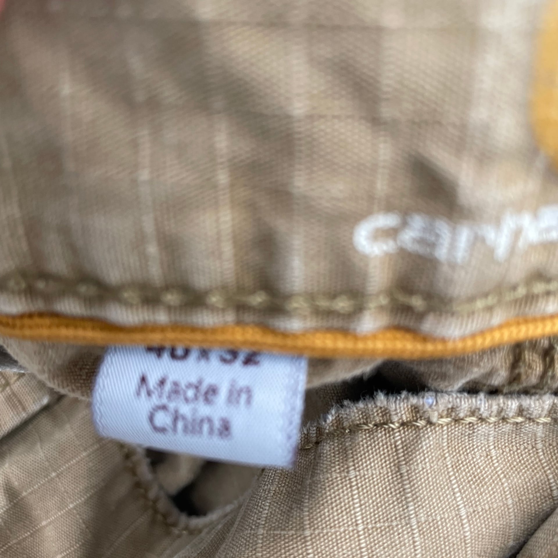 Carhartt Relaxed Fit Cargo Pants Mens Size 40X30 Tan Ripstop 5