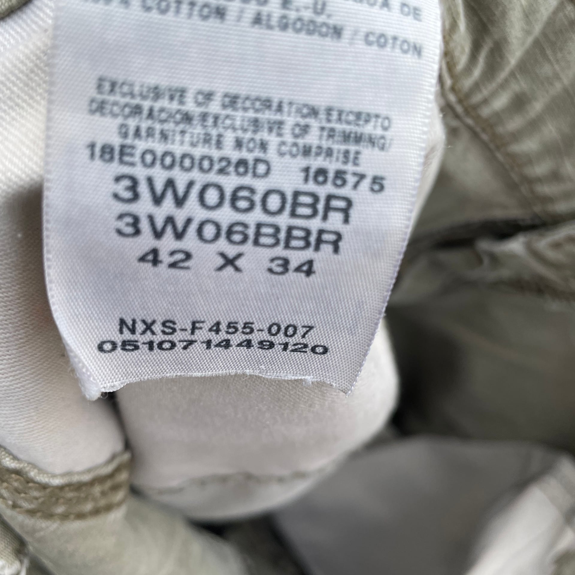Wrangler Riggs Pants 42x30 Tan Beige Khaki Rip Stop Work Wear WorkWear Leather 4