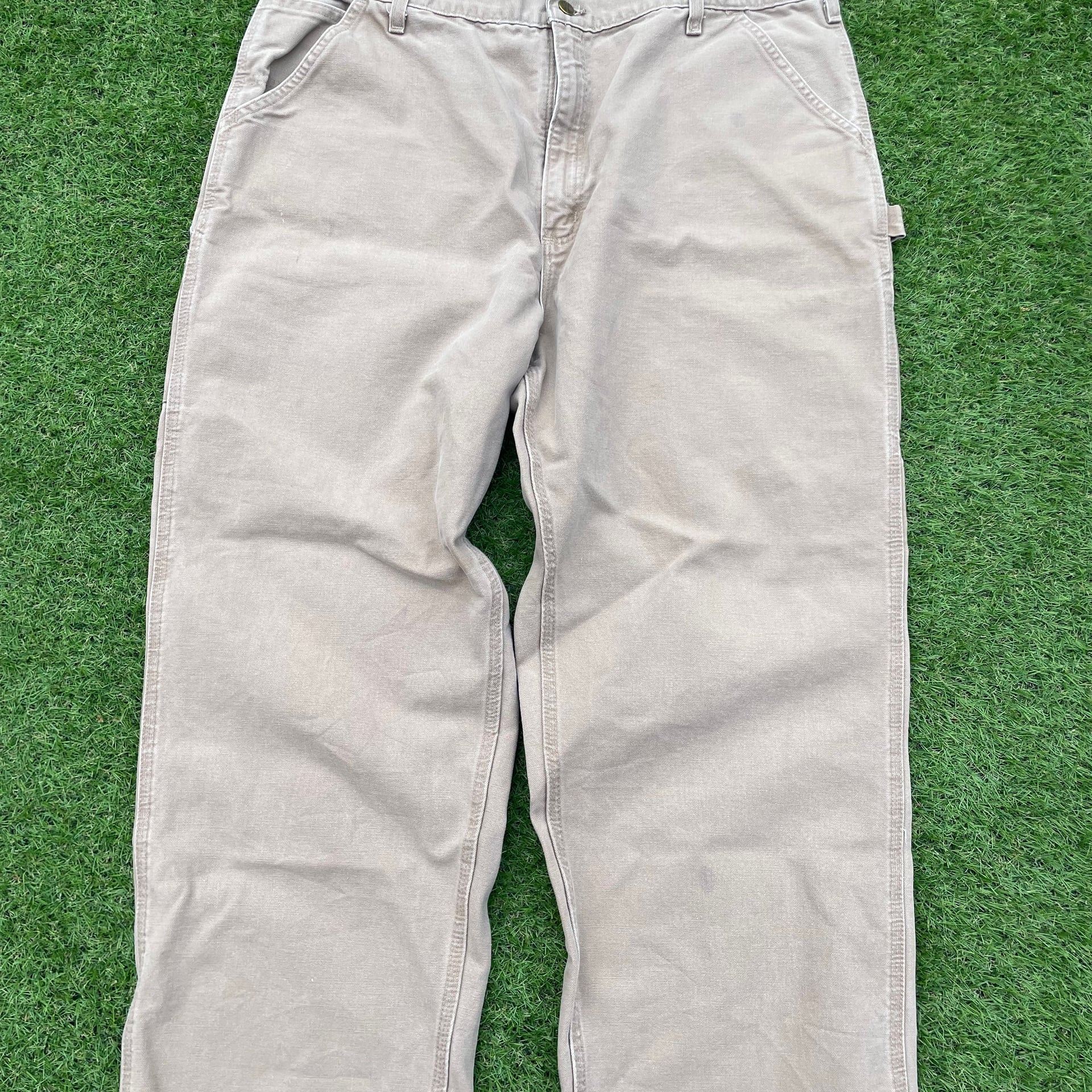 Carhartt Beige Work Pants 40X34 3