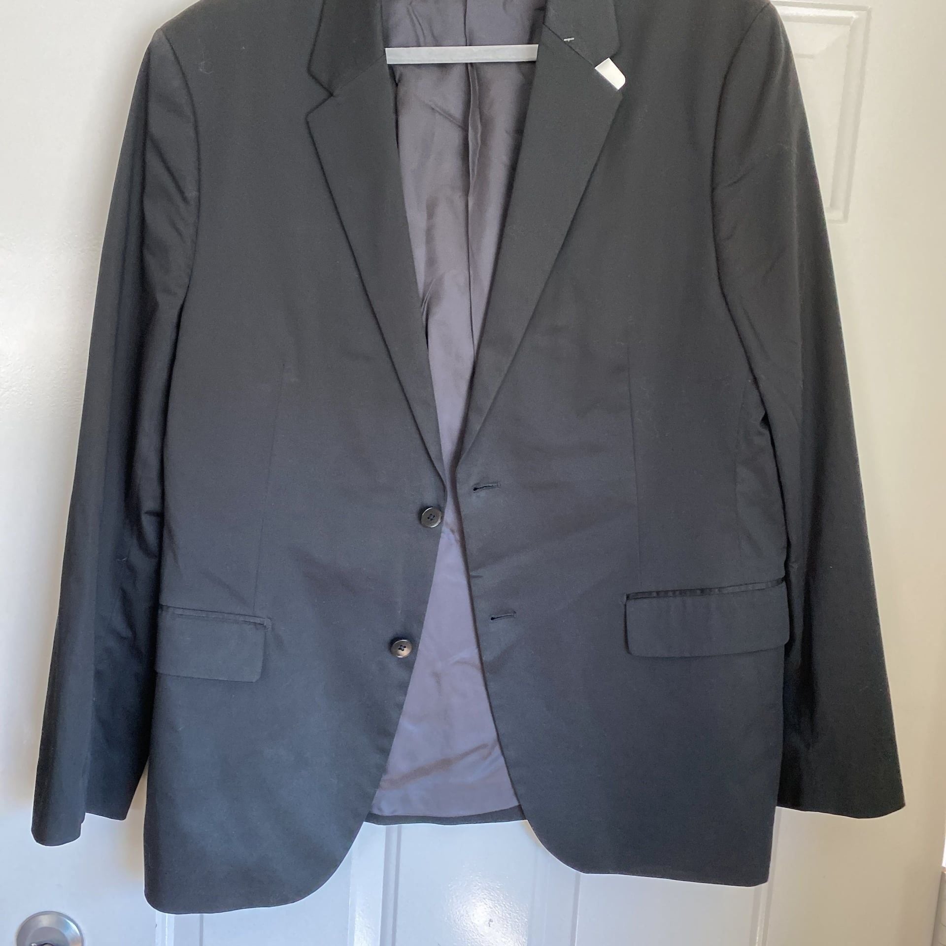Theory Men's Chambers Suit Blazer NWT - Black , 42R - 97% Virgin Stretch Wool 1