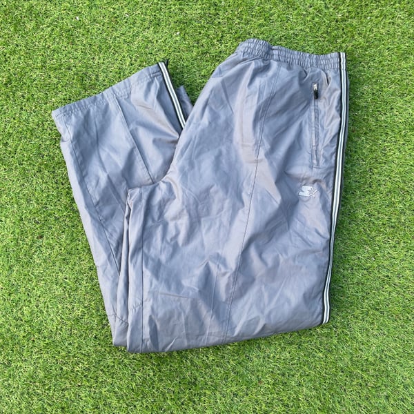 Men's star Gray Track Pants with Side Stripes