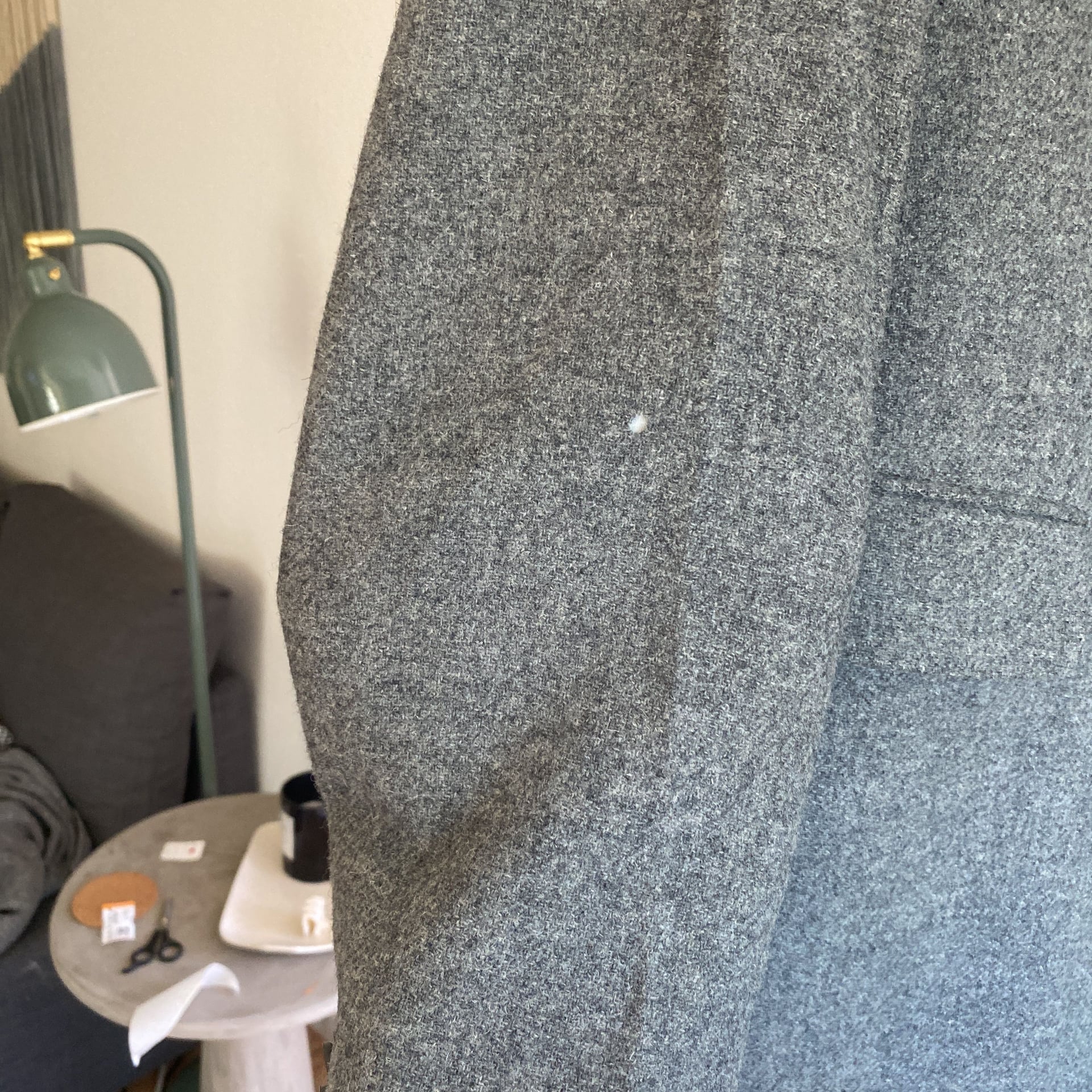 Men's Gray Tweed Blazer Jacket 8