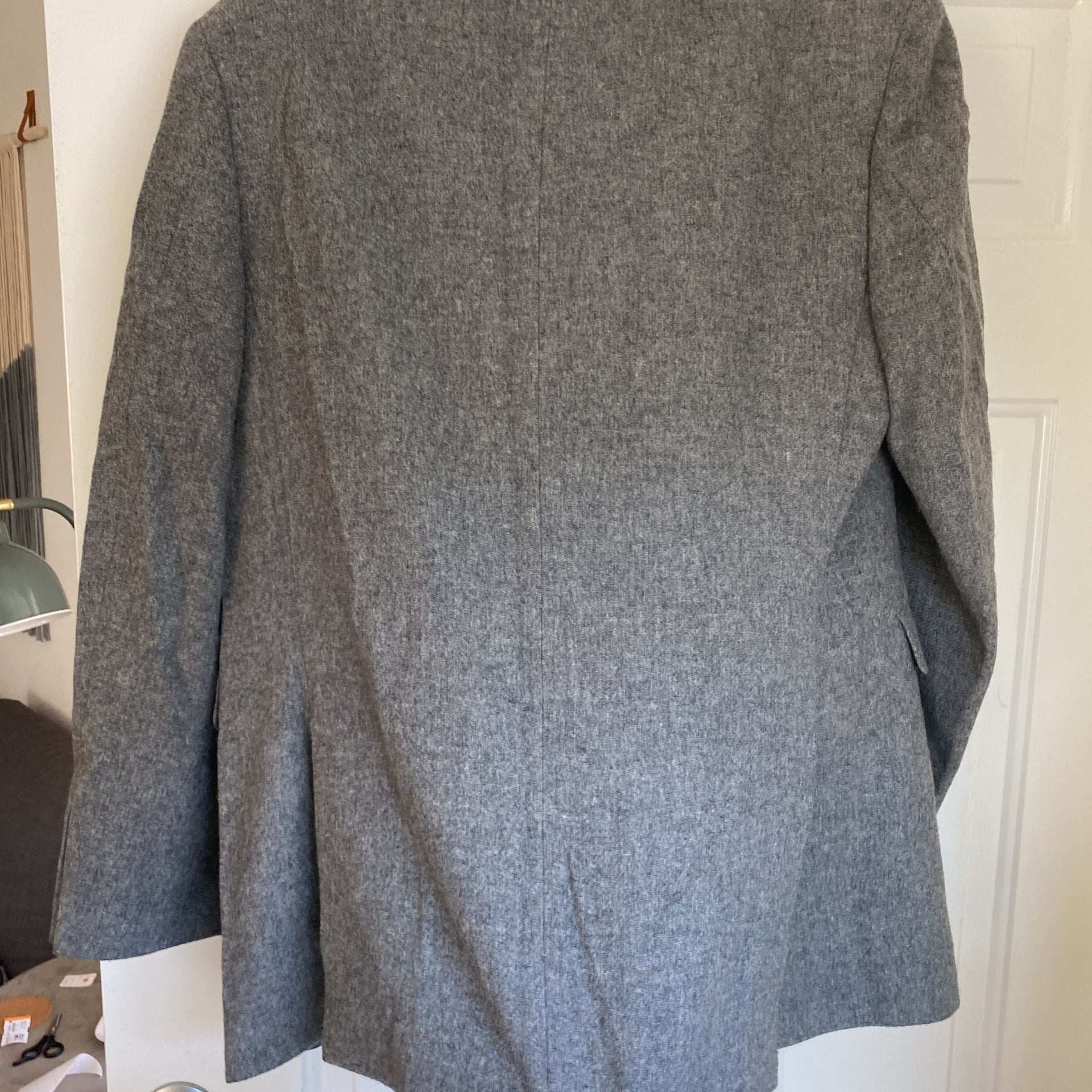 Men's Gray Tweed Blazer Jacket 6