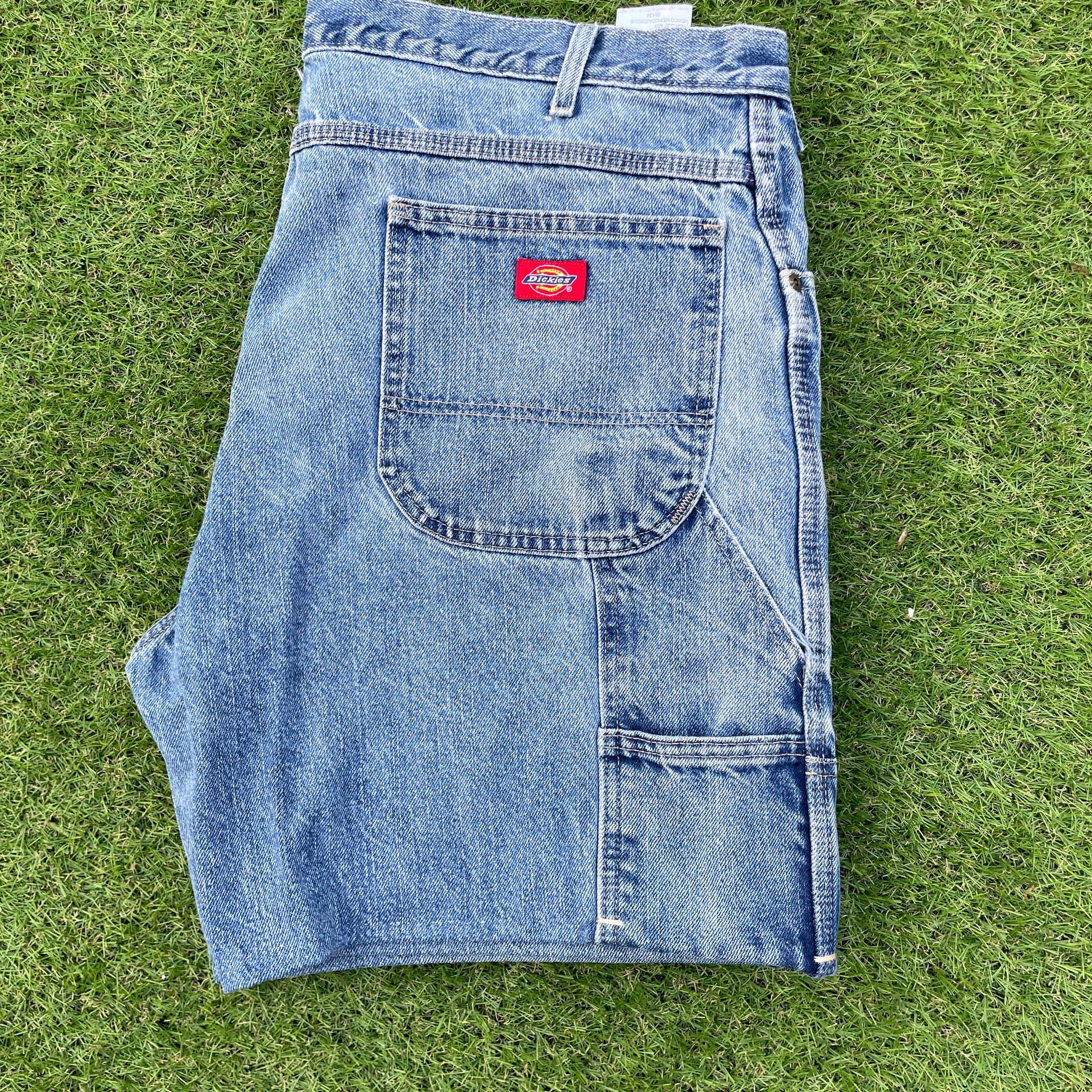 baggy dickies double knee, cut pants into jorts seamless 1
