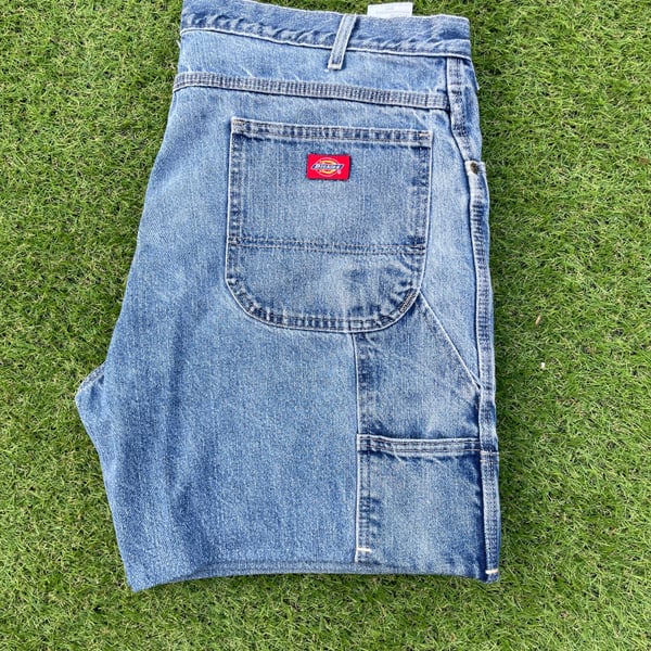  baggy dickies double knee, cut pants into jorts seamless 