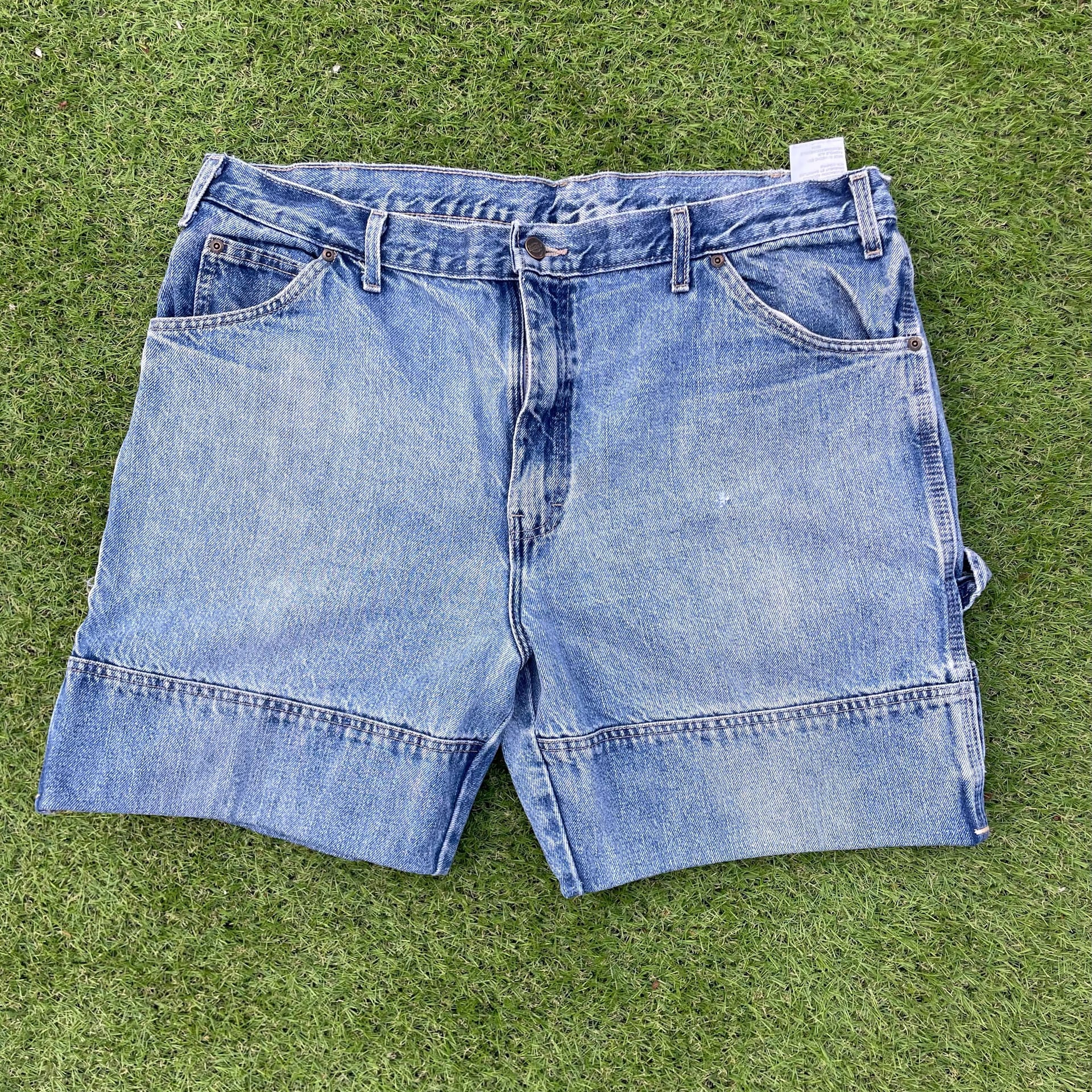 baggy dickies double knee, cut pants into jorts seamless 2