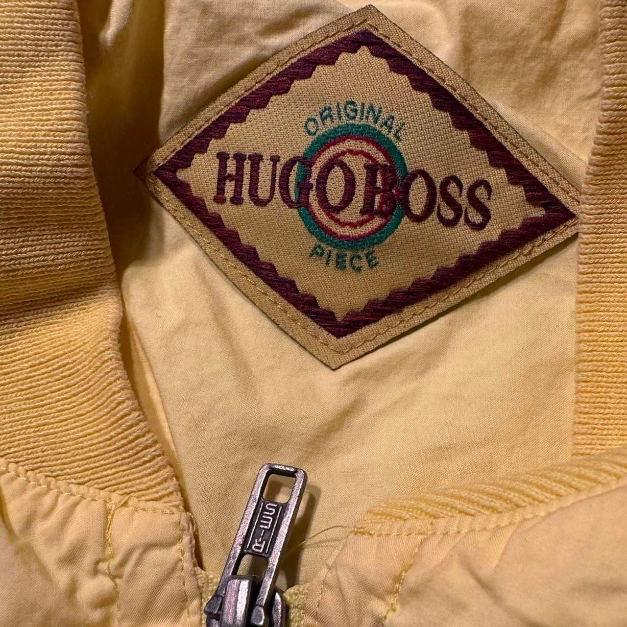 Hugo Boss Penske Penzoil Racing JOEY LOGANO Yellow Bomber Jacket Size Men's L 4