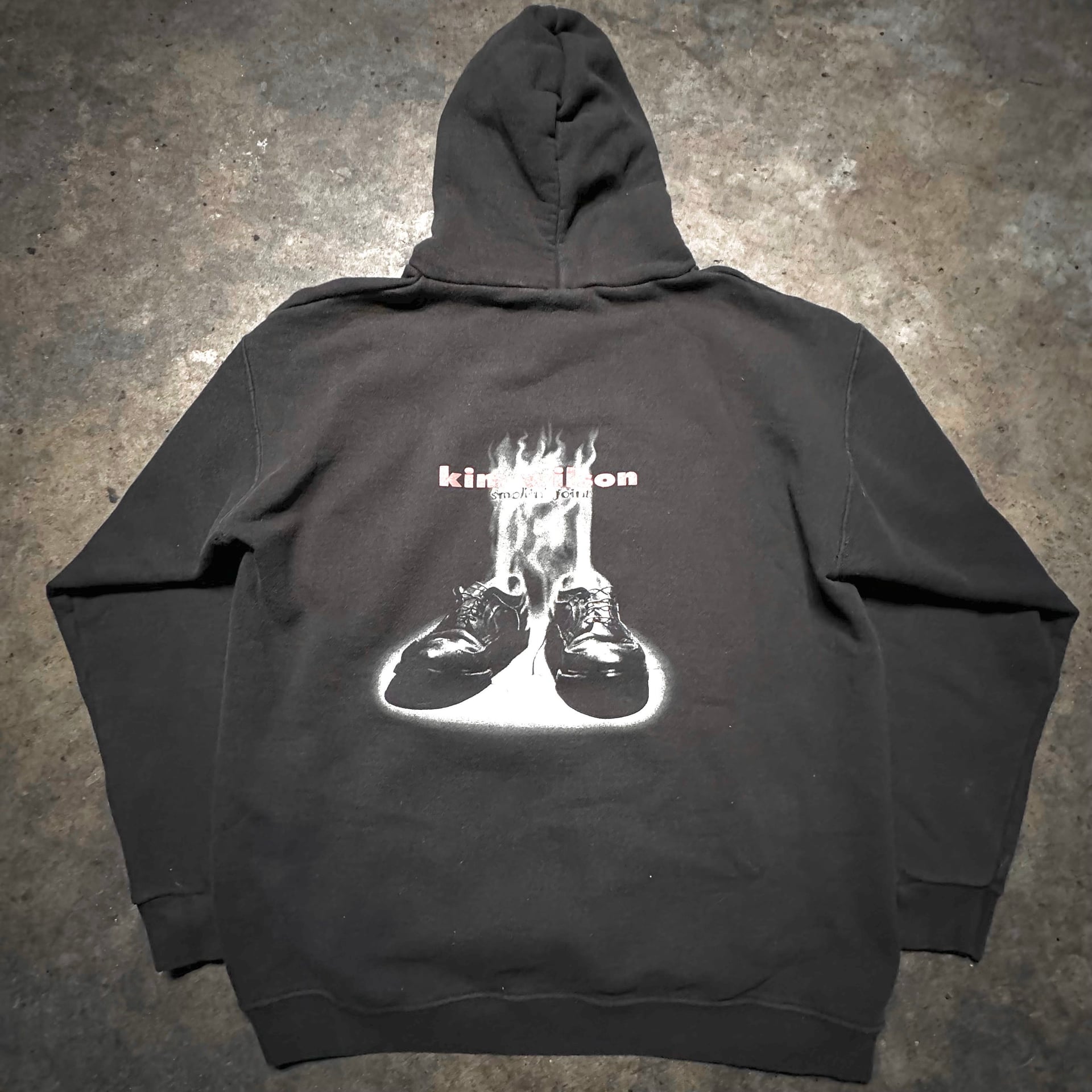 Vintage Kim Wilson Smokin' Joint hoodie Large 2