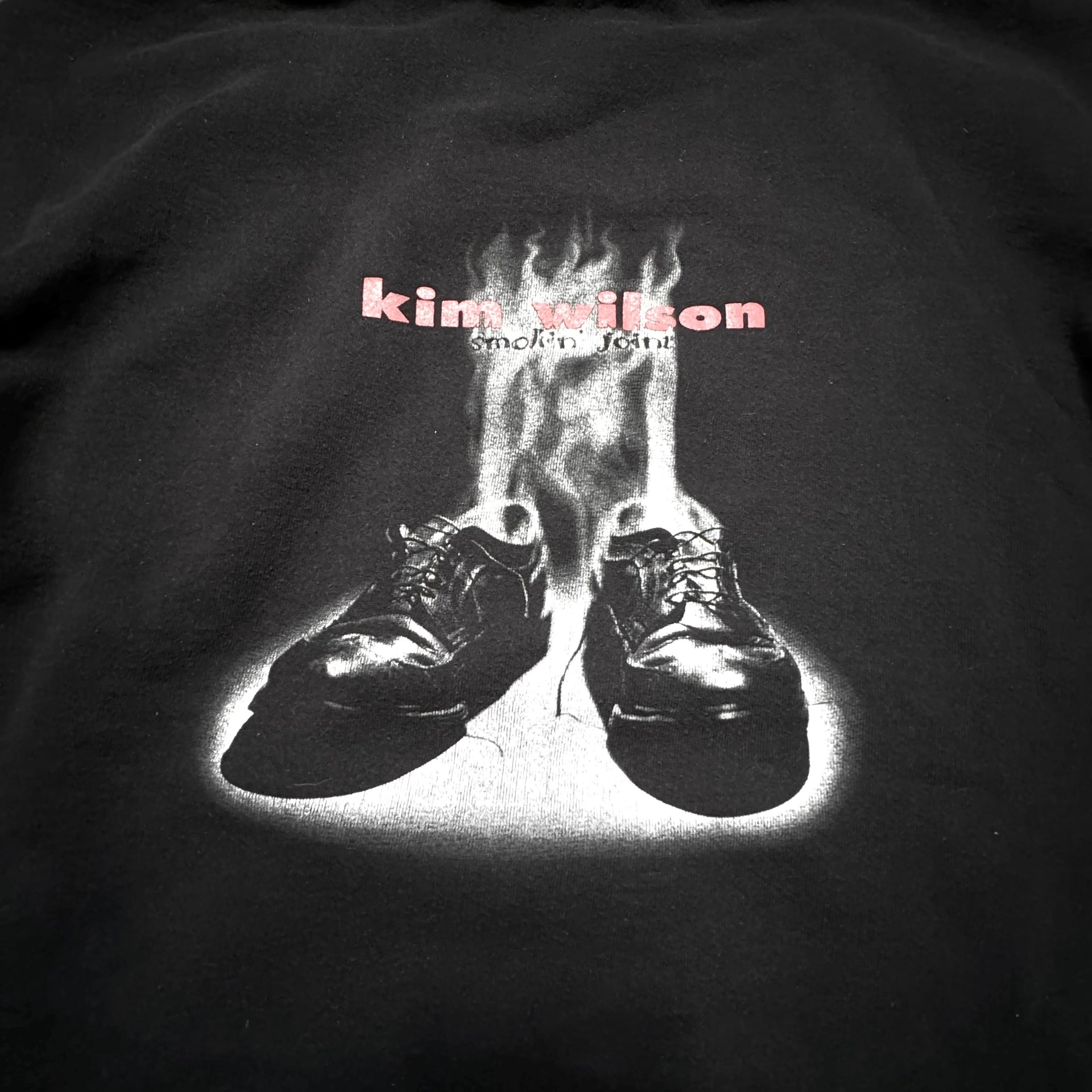 Vintage Kim Wilson Smokin' Joint hoodie Large 3