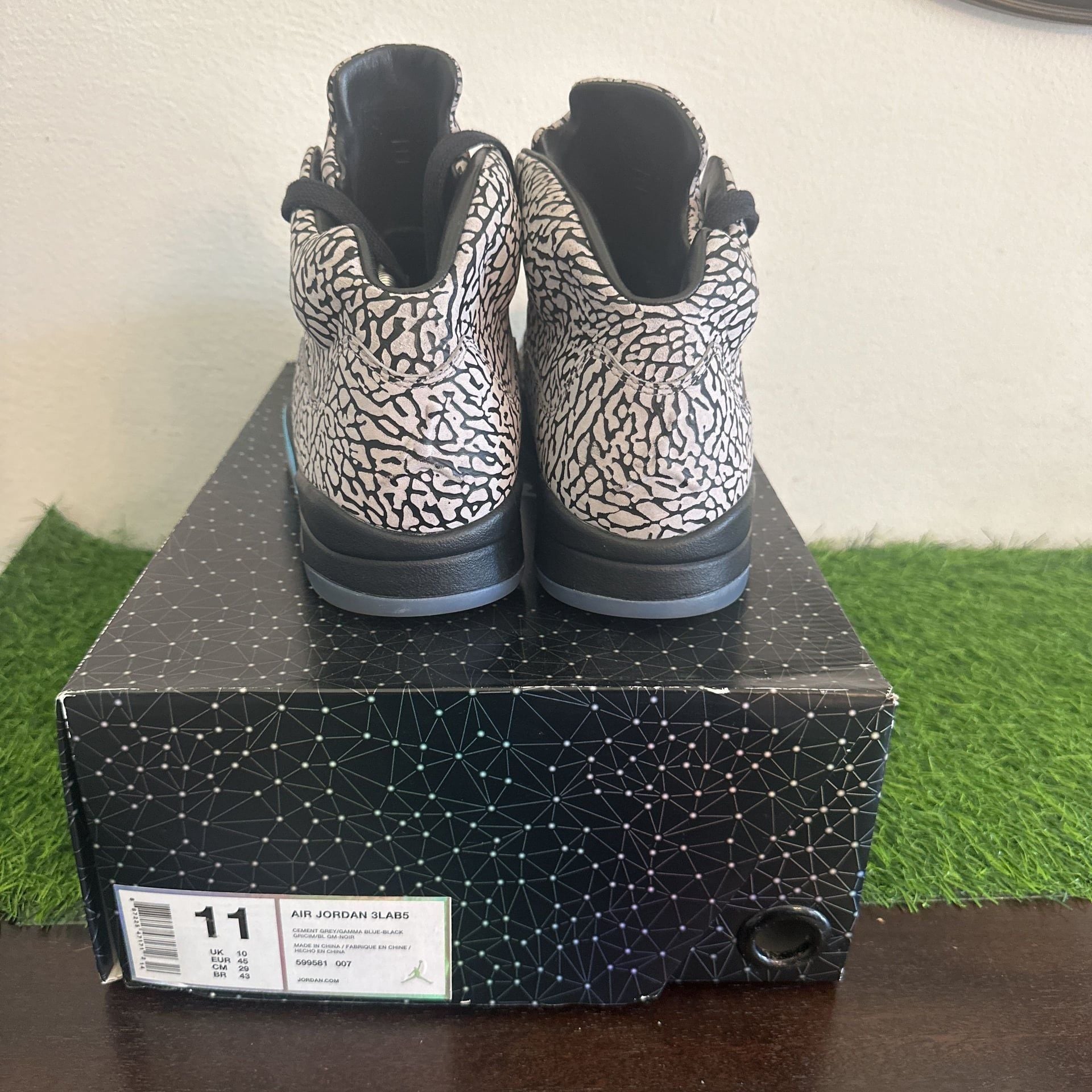 Size 11 - Jordan 5 Retro 3Lab5 2013 - 599581-007 NDS 5