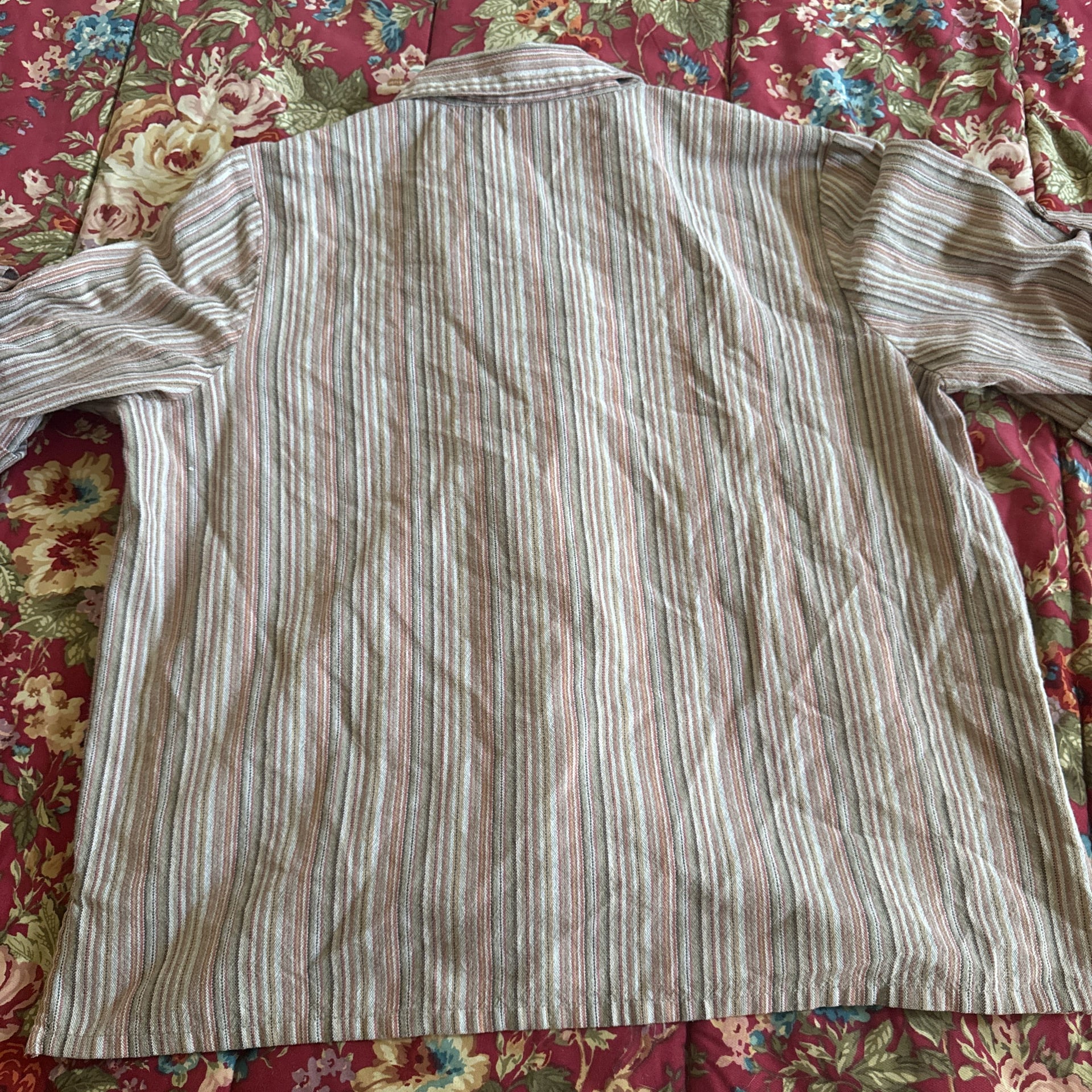 Blair Button Up Pocket Shirt Medium Womens Size M Short Sleeve Regular Fit Top 2