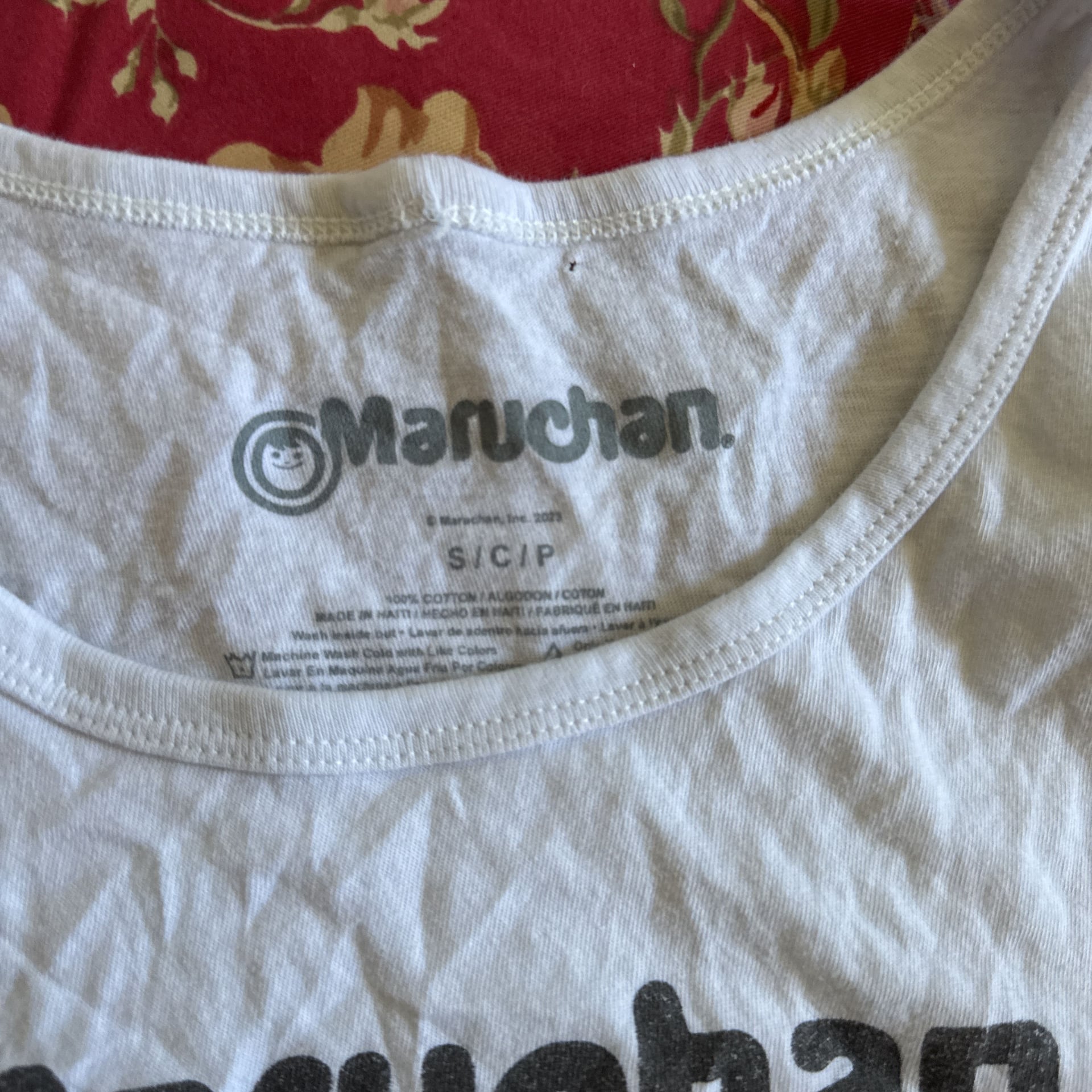Men's DISTRESSED Maruchan Ramen Noodle Soup Sleeveless T-Shirt X-Large 4