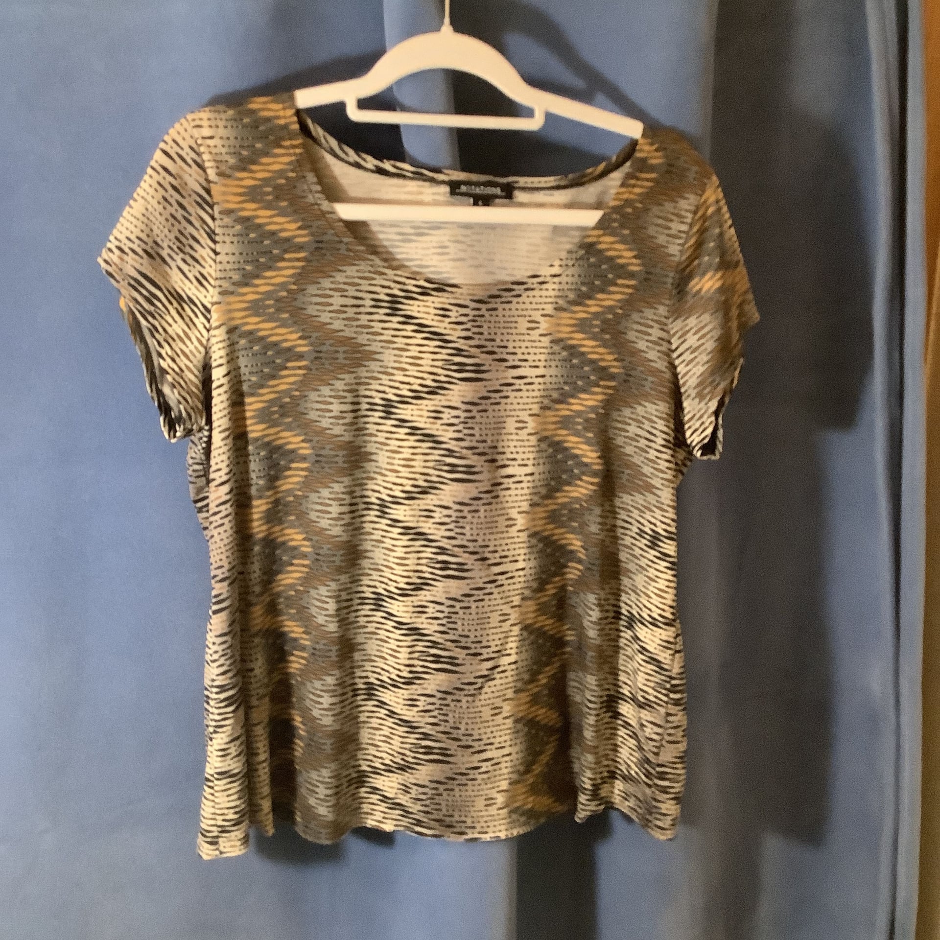 Women's Abstract Pattern Short Sleeve Top 2
