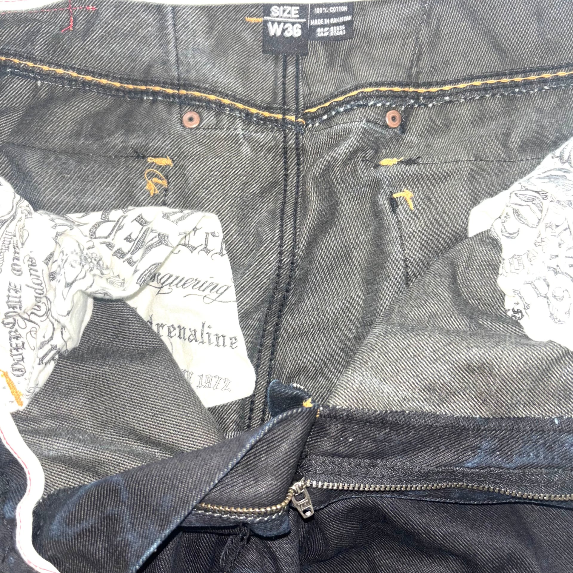 Ecko Unlimited Jeans with Stitching Size 36 3