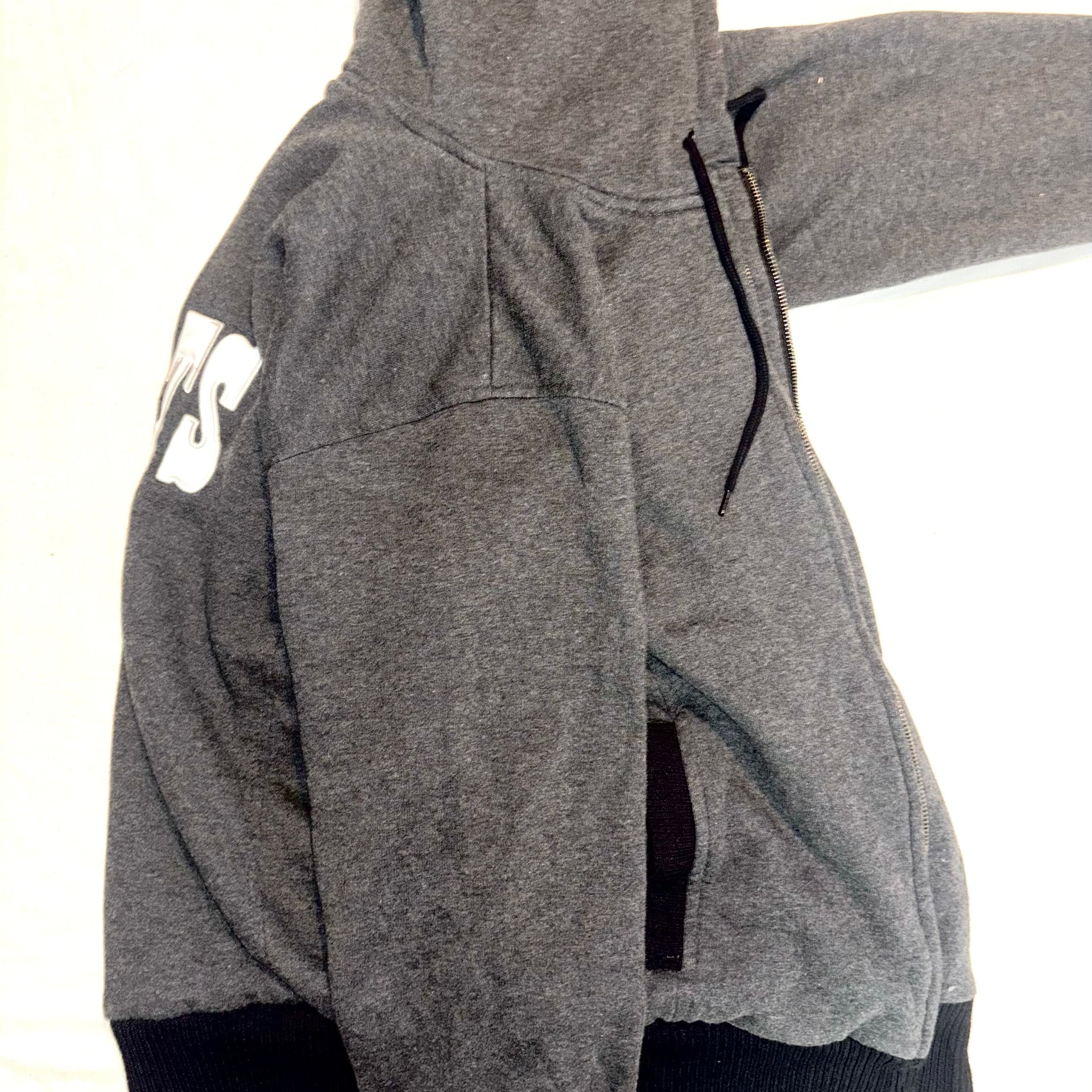 Indianapolis Colts Full Zip Up Hoodie Sherpa Lined Men Medium NFL Pro Line Heavy 5