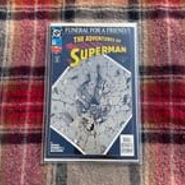 1993 DC ADVENTURES OF SUPERMAN #498with protector 