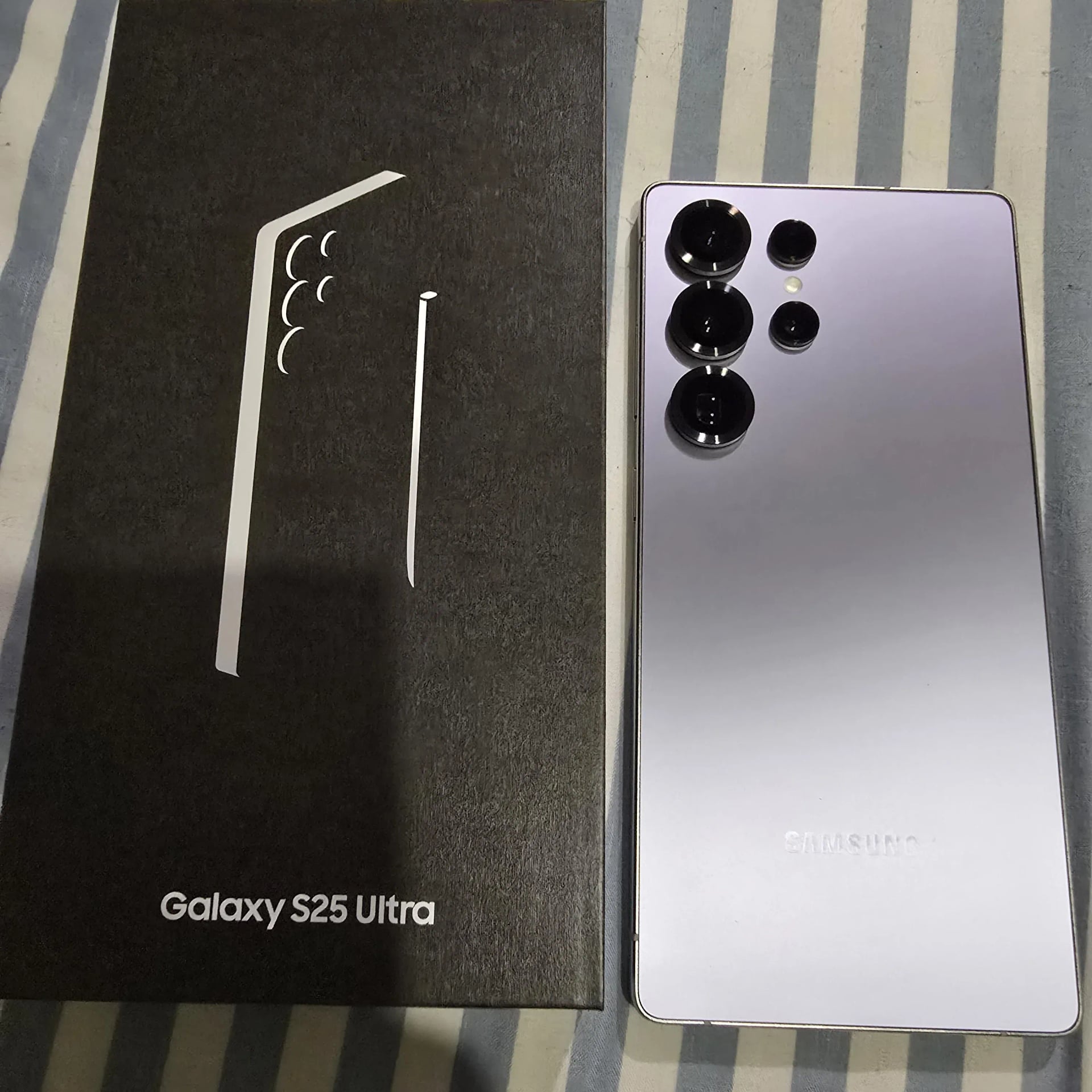 New Sealed SAMSUNG Galaxy S25 Ultra 5G SM-S938U1 512GB Titanium Whitesilver 1
