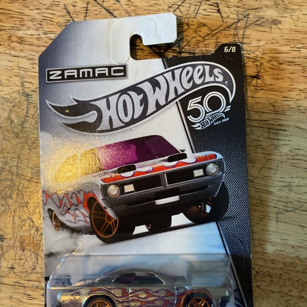 Hot Wheels 2018 '71 Dodge Demon 50th Anniversary Zamac Edition #6/8