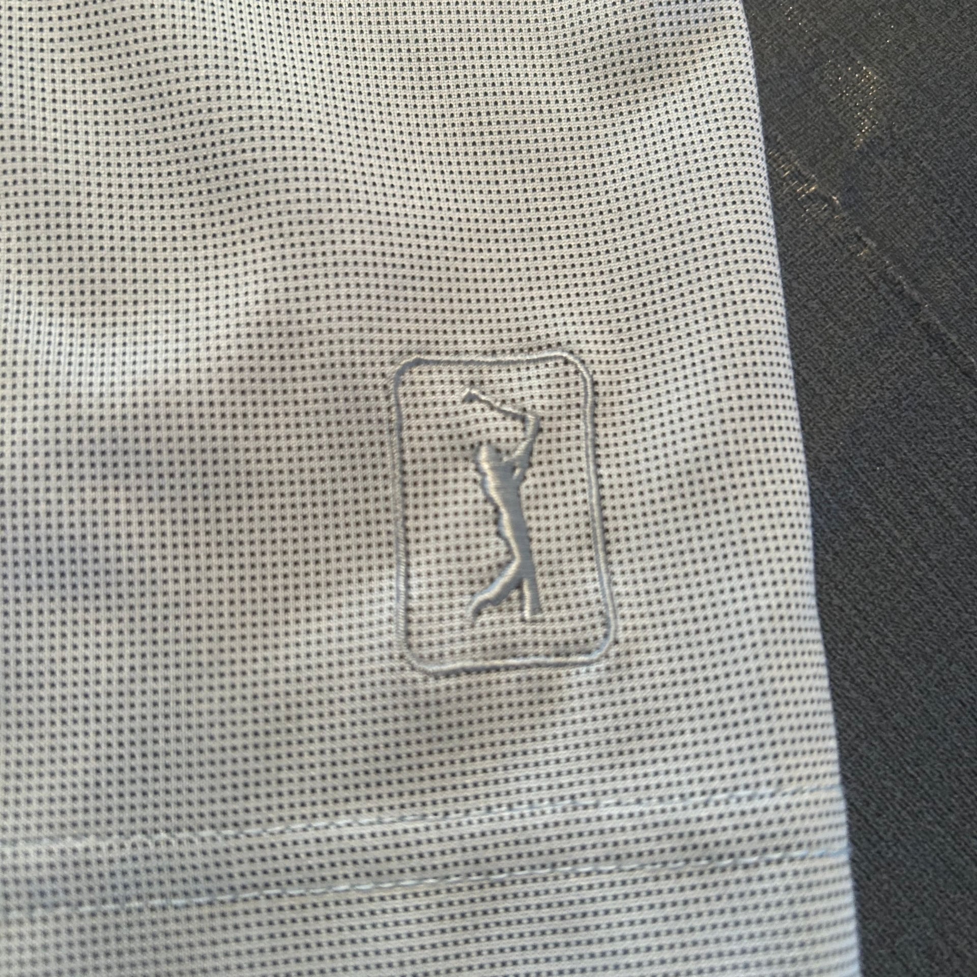 PGA Tour Golf Shirt Men's L Collared Short Sleeve Polo With Logo 4