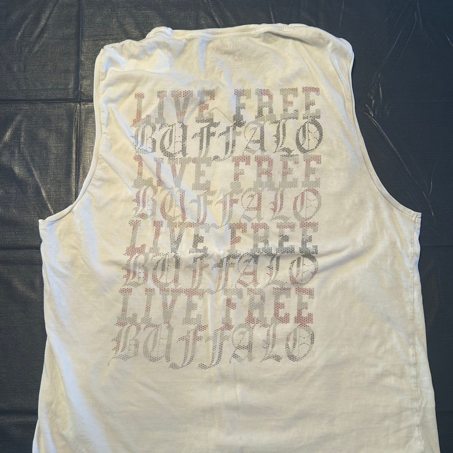 Buffalo David Bitton Men's Short Sleeve Americana Tee “Live Free” 2