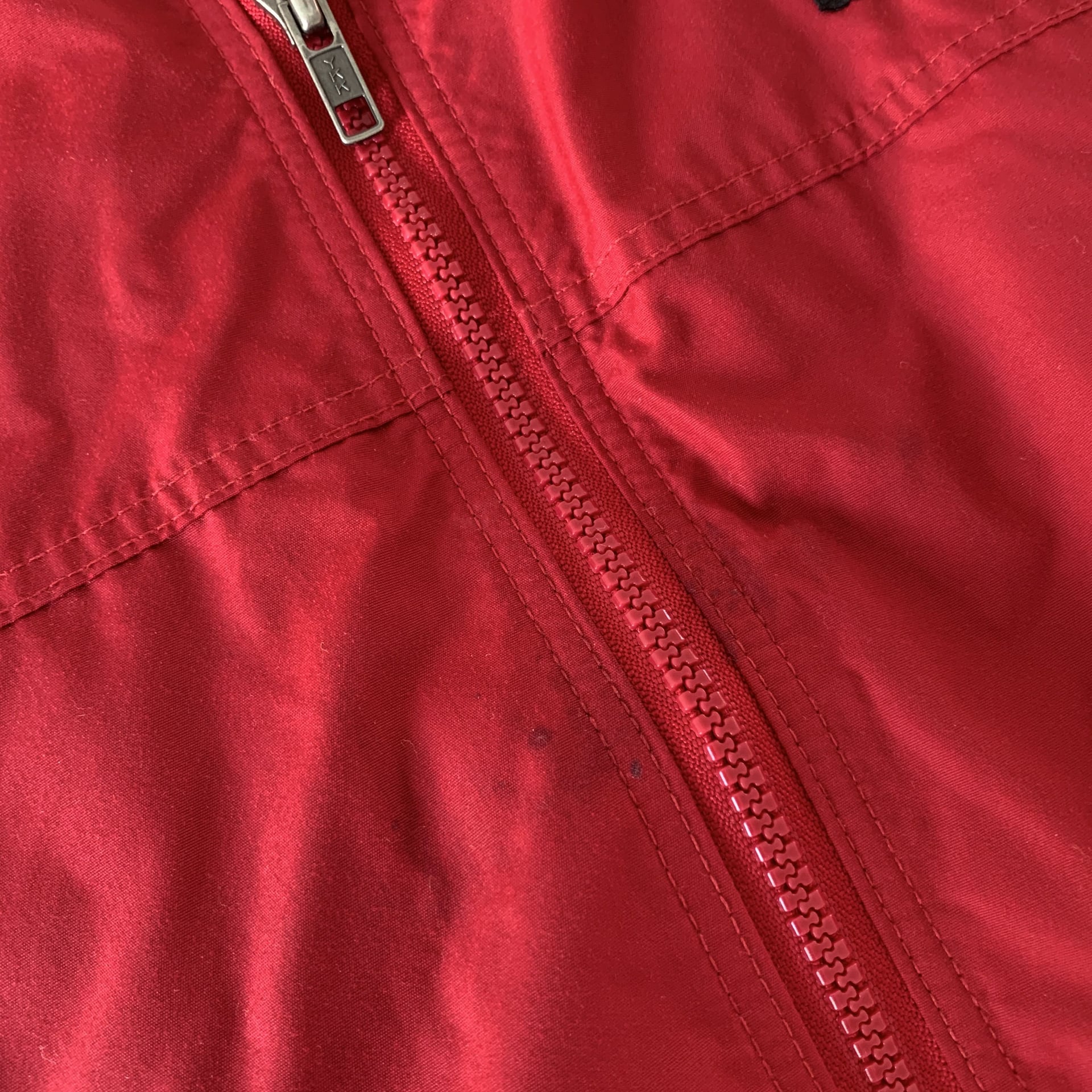1990’s Patagonia Made In USA Full Zip Fleece Lined Nylon Jacket Red Size S OF 5