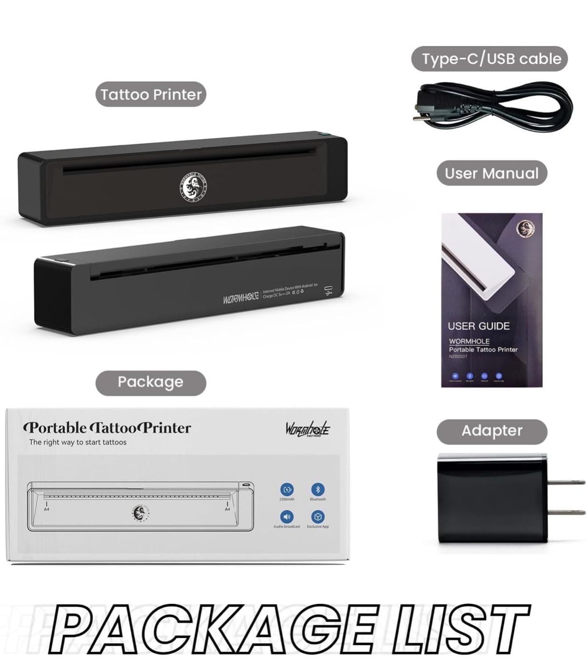 Wireless Tattoo Stencil Printer with Bluetooth 7