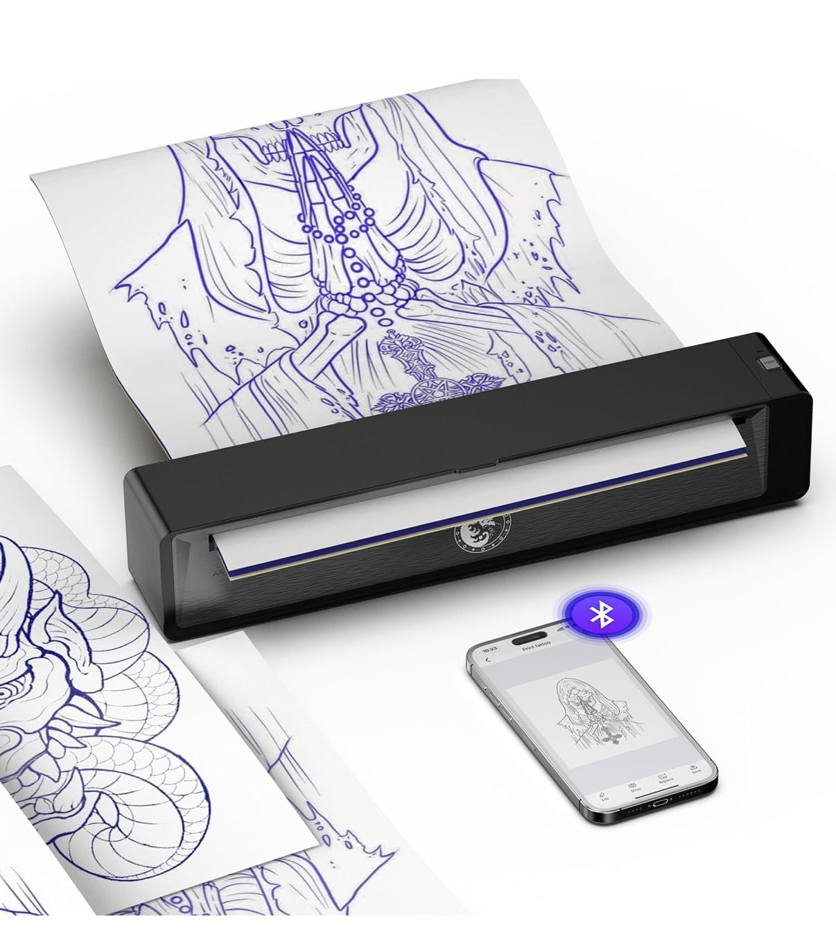 Wireless Tattoo Stencil Printer with Bluetooth 1