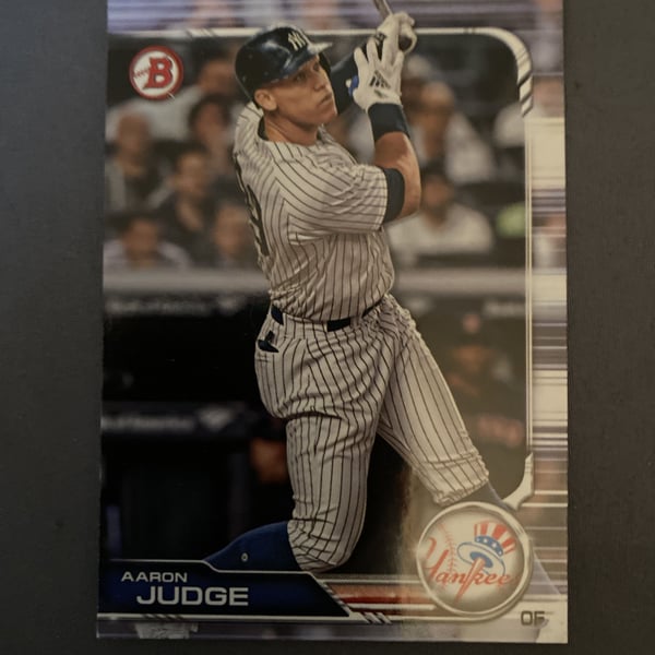 2019 BOWMAN #16 AARON JUDGE NEW YORK YANKEES