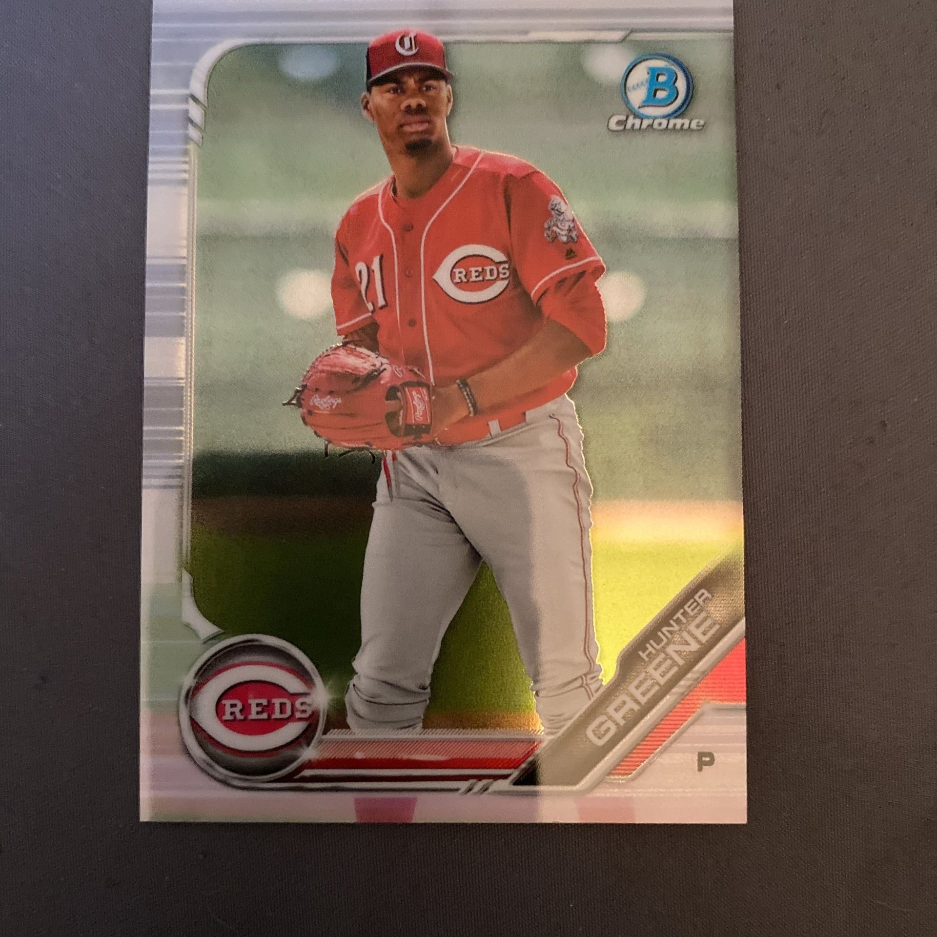 2019 Bowman Chrome Prospect Hunter Greene RC #BCP-51 ! 1