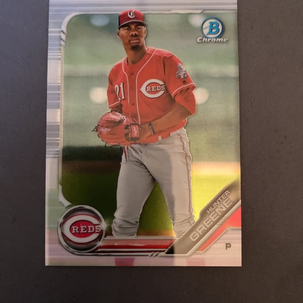 2019 Bowman Chrome Prospect Hunter Greene RC #BCP-51 !