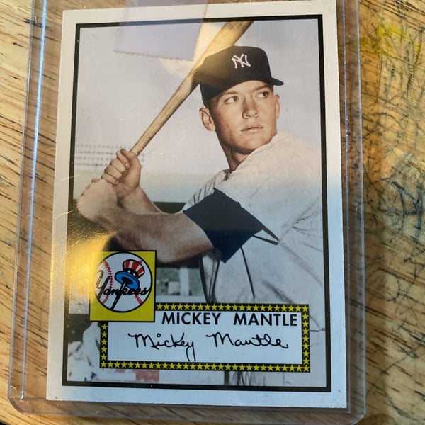 2006 Topps Rookie of the Week #25 Mickey Mantle Baseball Card : Collectibles & Fine Art,