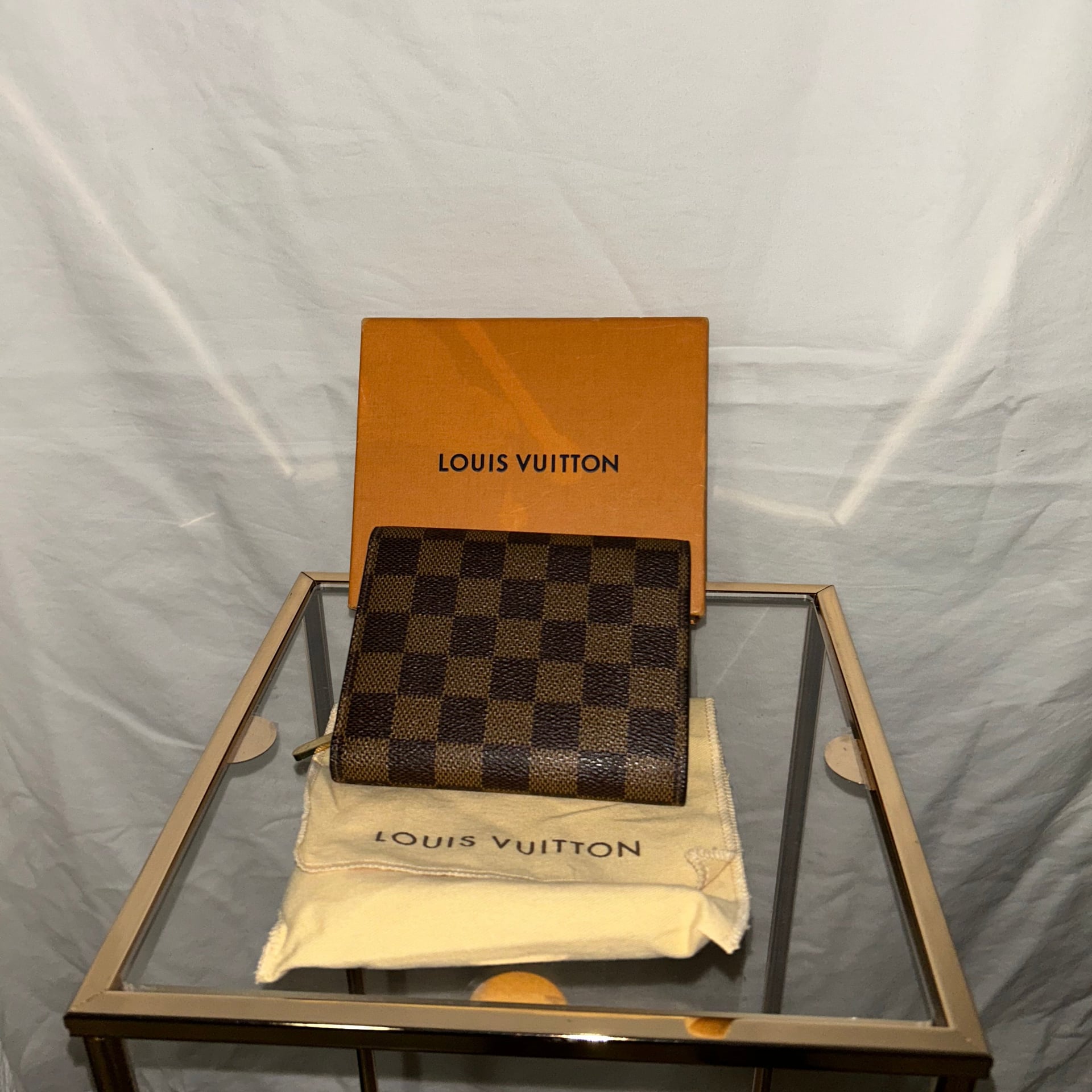Louis Vuitton Portefeuille Joy Tri-Fold Wallet Damier Ebene N60034 Tn1191 Es 5