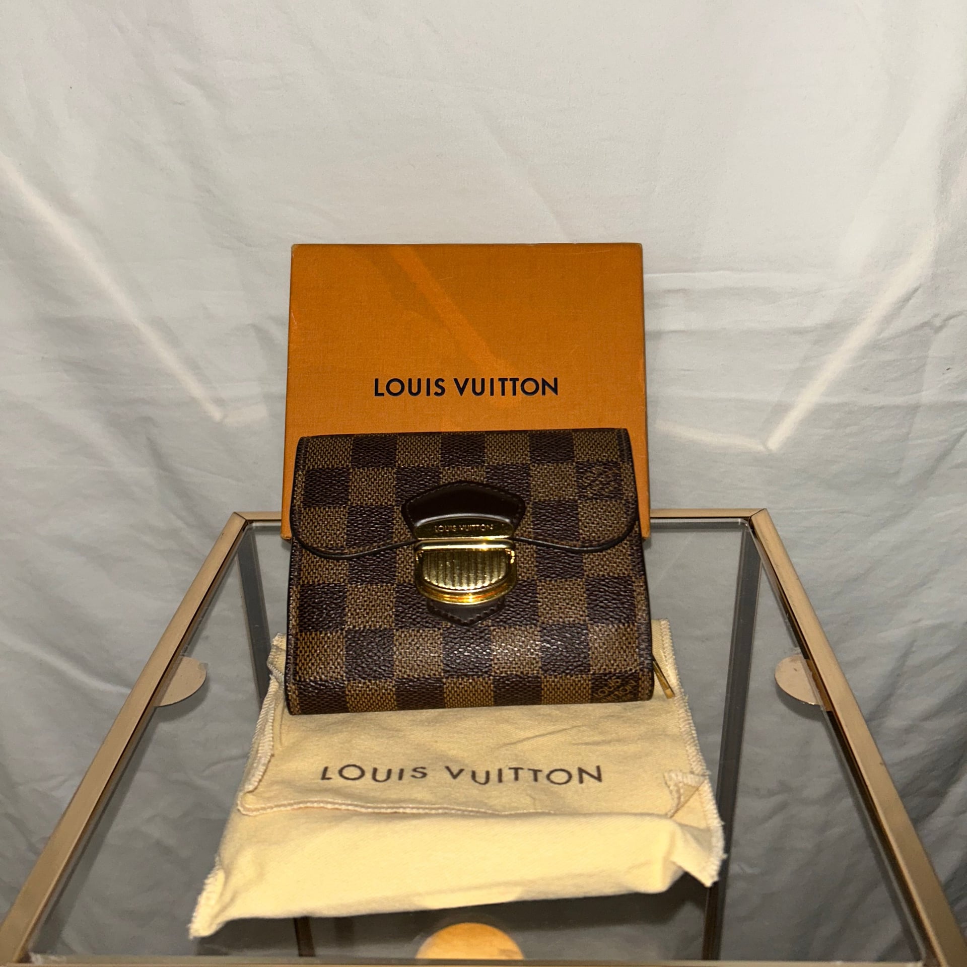 Louis Vuitton Portefeuille Joy Tri-Fold Wallet Damier Ebene N60034 Tn1191 Es 3