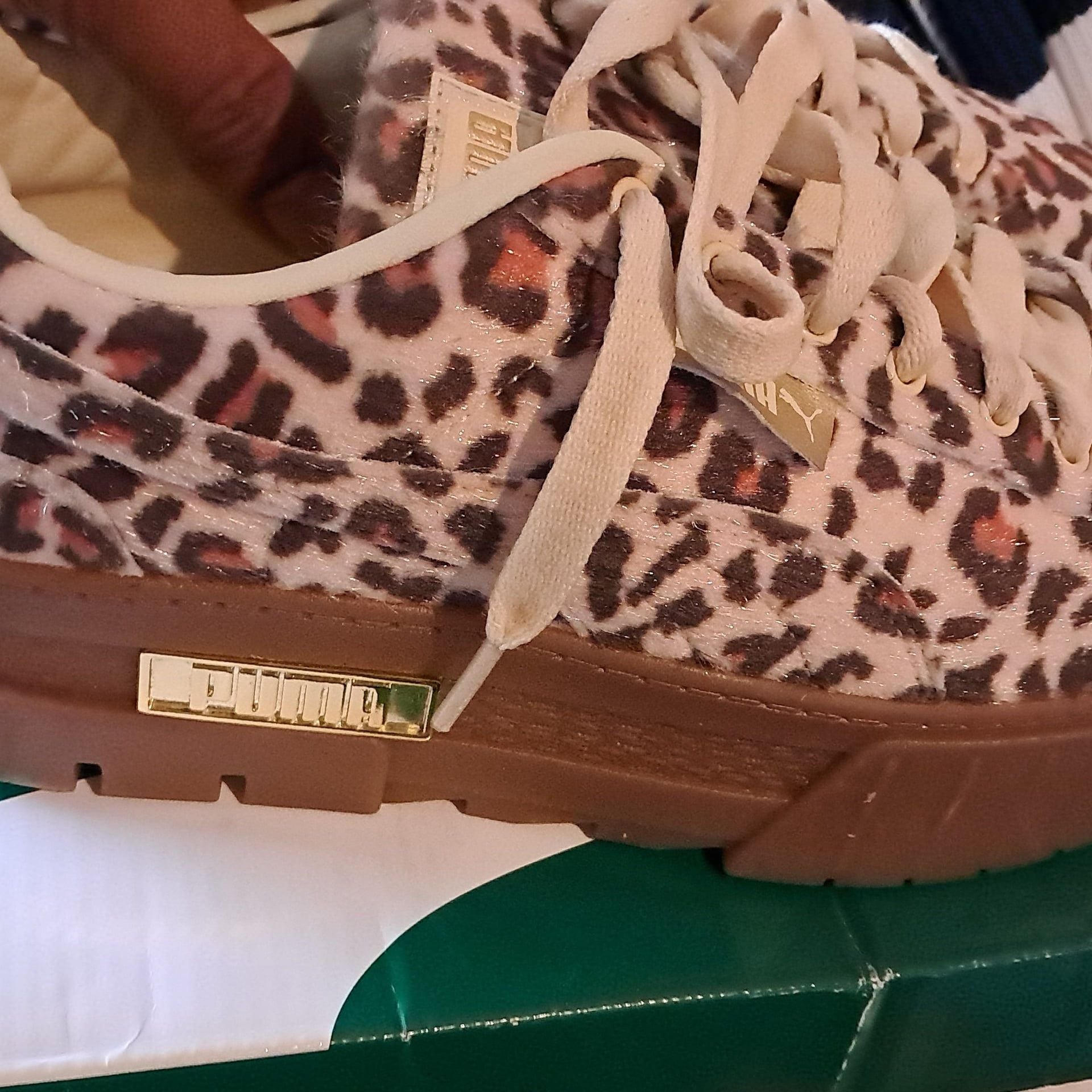 Puma Mayze Leopard Wns Sneakers - Women's 9.5 9