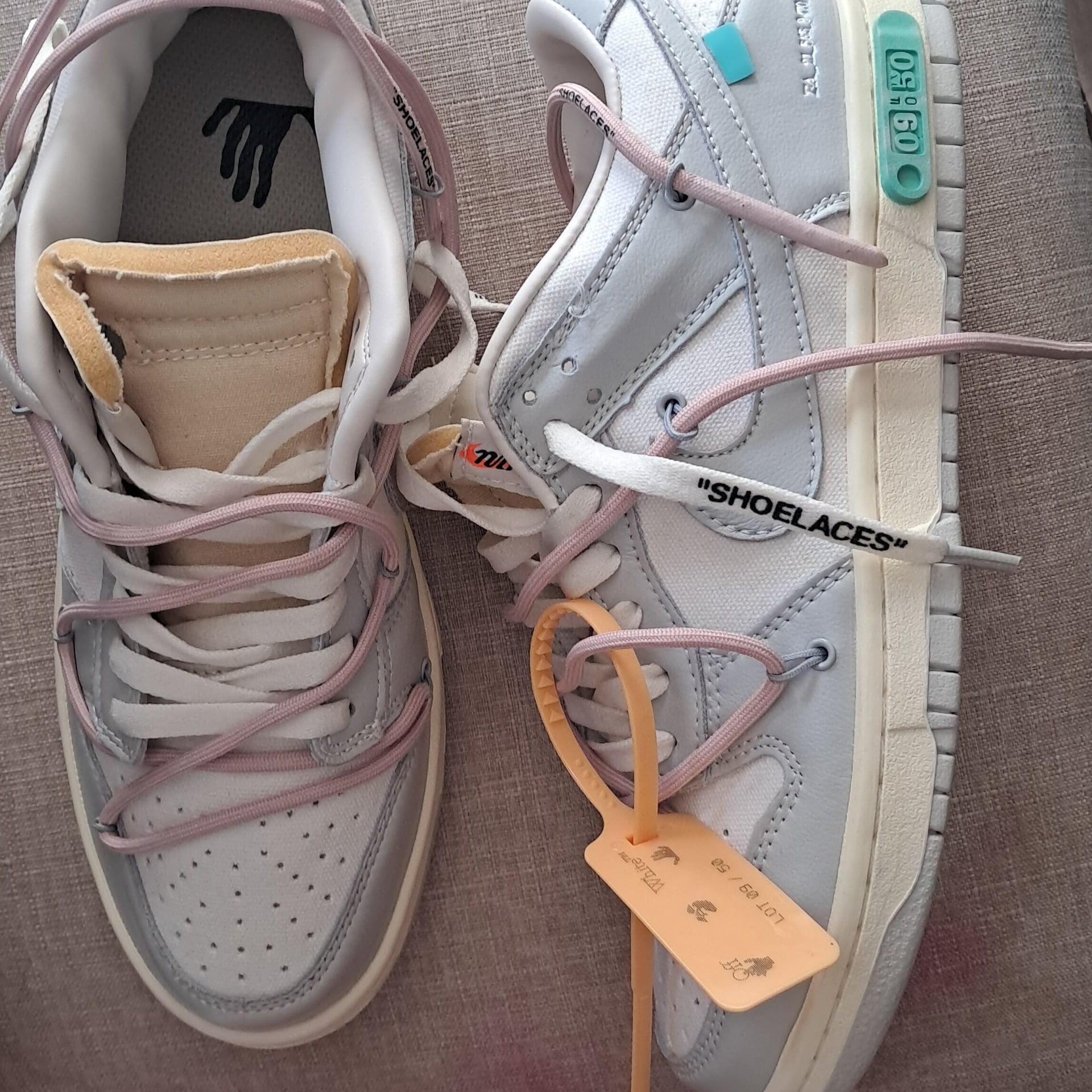 Designer Grey Low-Top Sneakers with Pink Accents 10