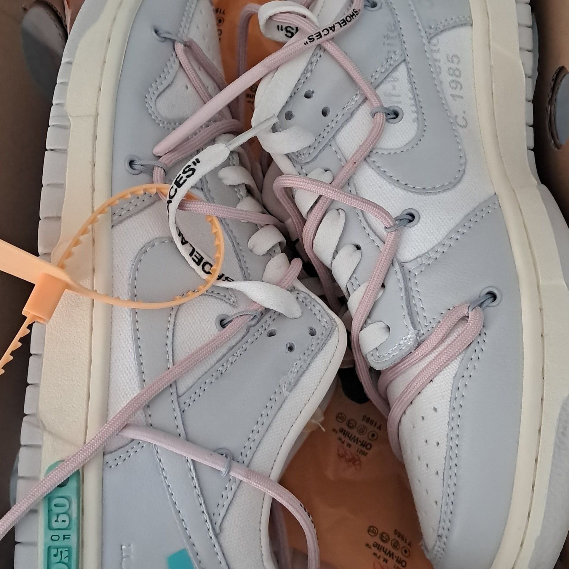 Designer Grey Low-Top Sneakers with Pink Accents 1