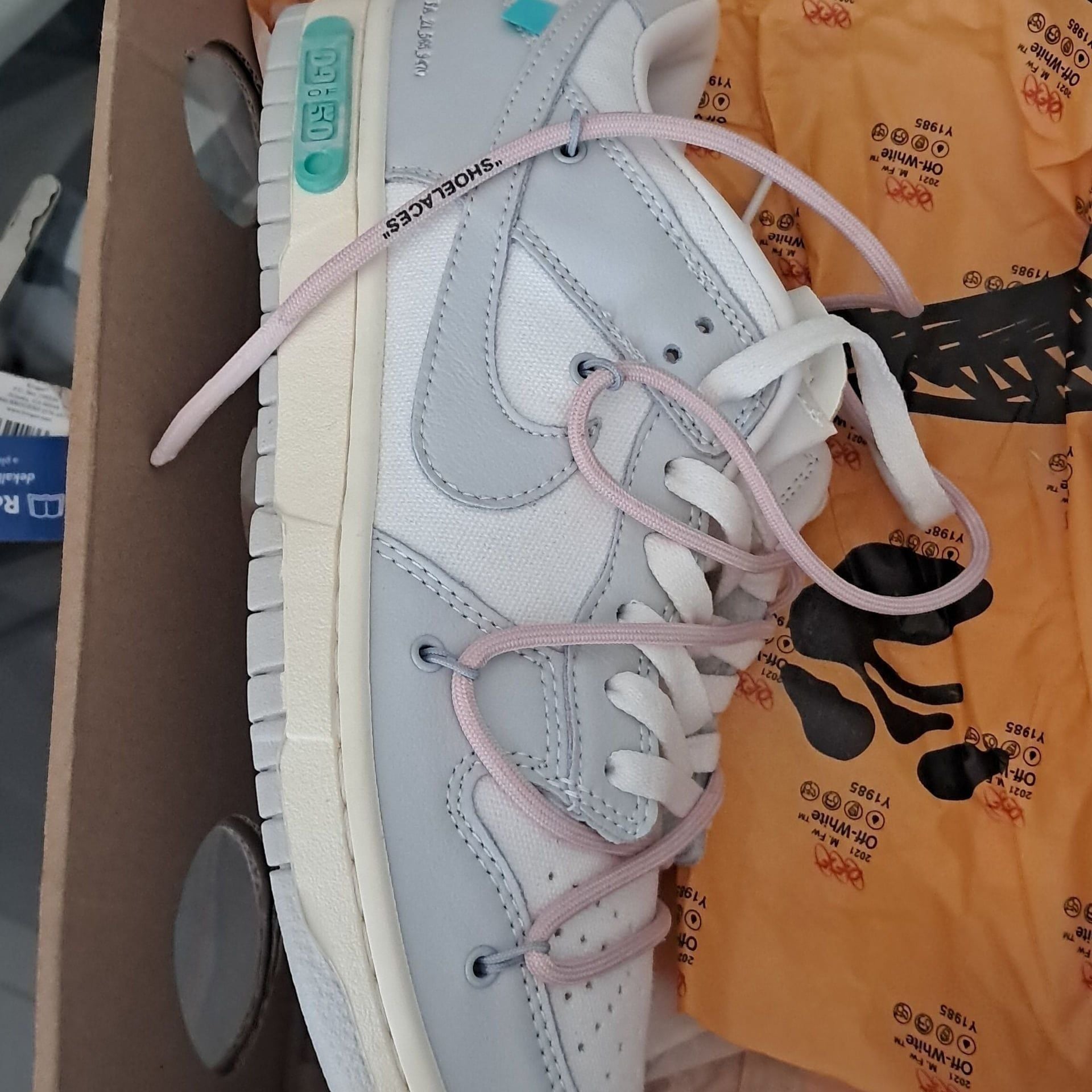 Designer Grey Low-Top Sneakers with Pink Accents 3
