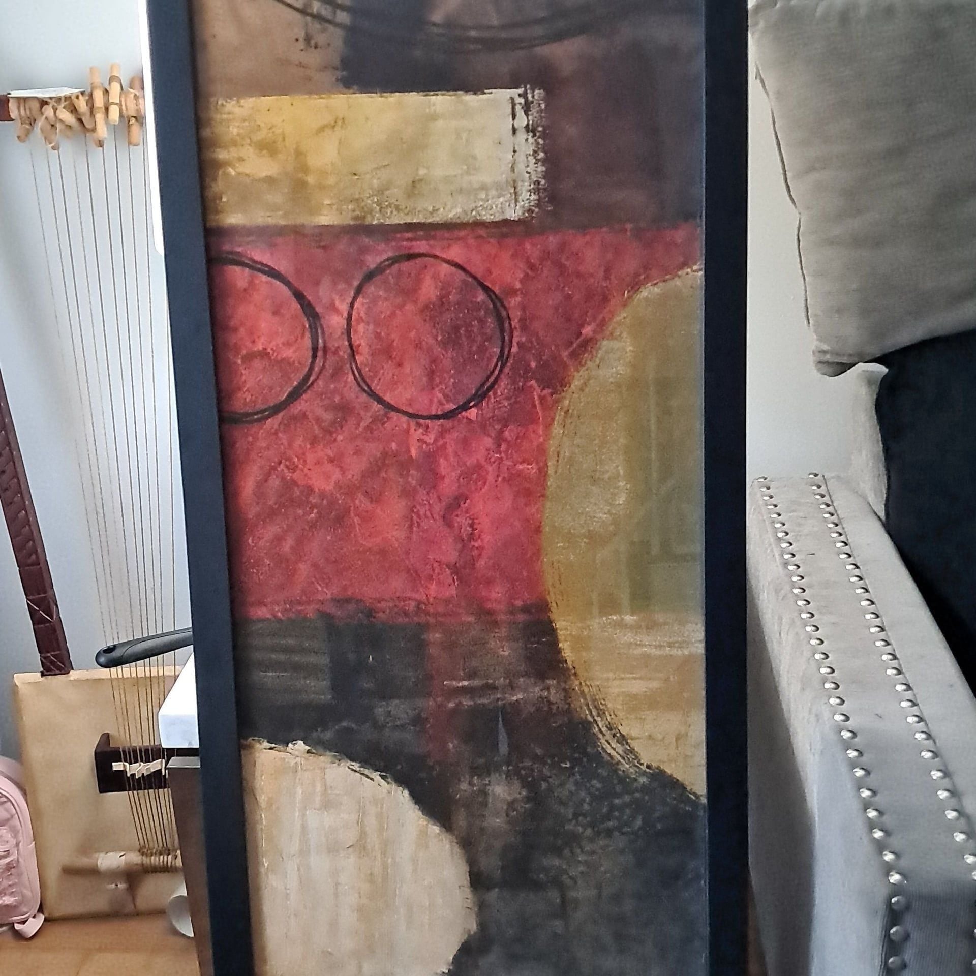 Abstract Modern Framed Art Print 1