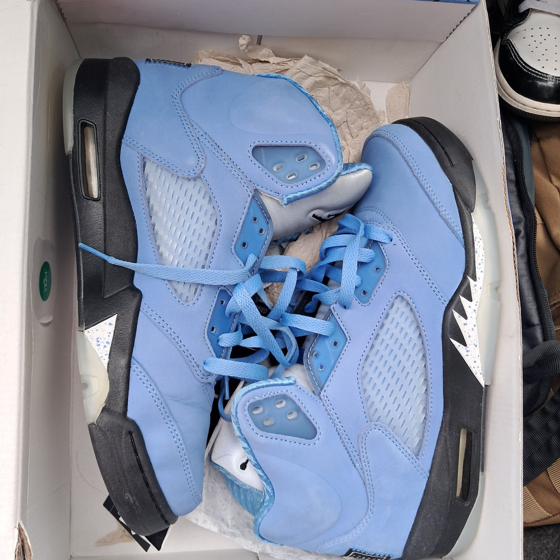 Air Jordan 5 Retro University Blue Sneakers 8