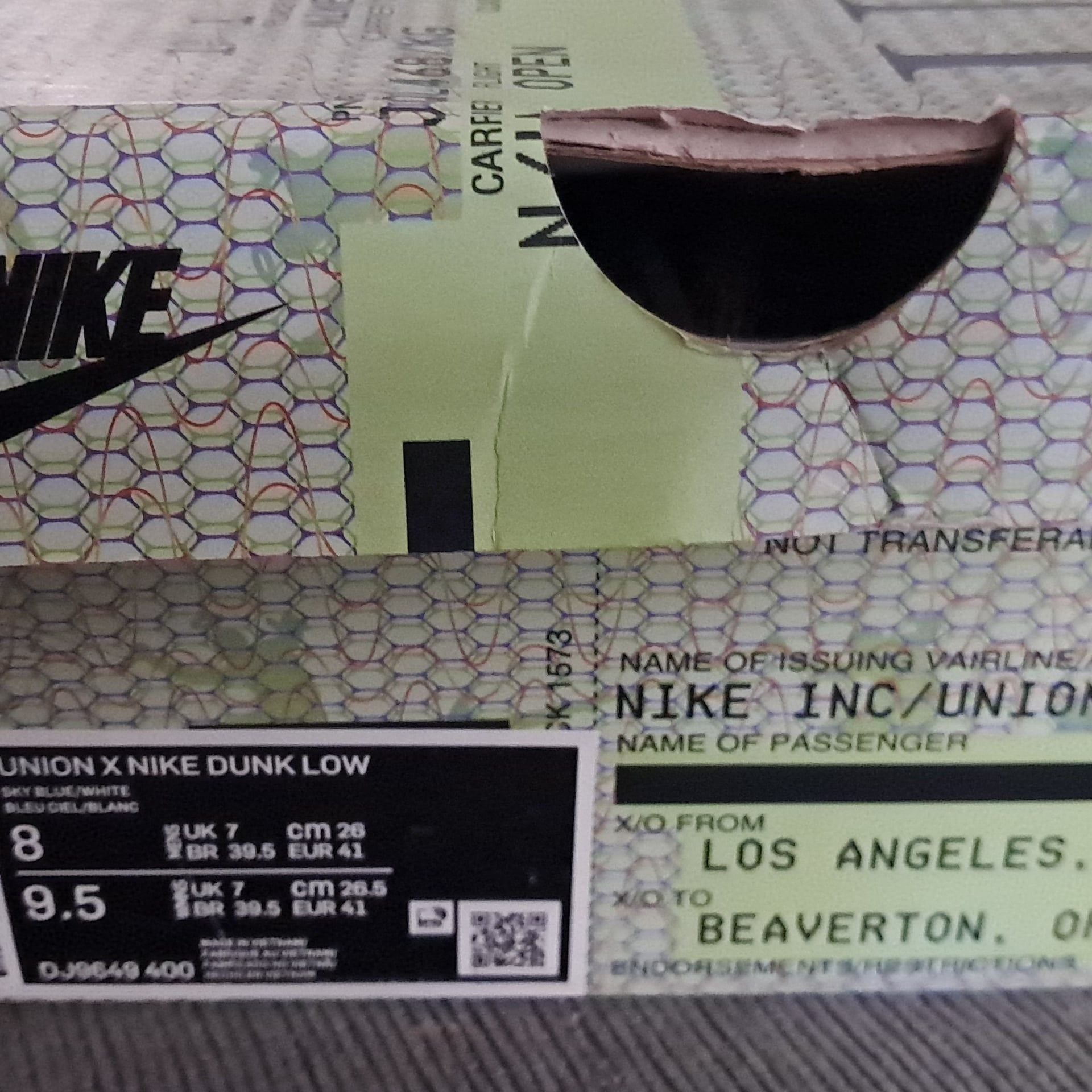 UNION X NIKE DUNK LOW 12