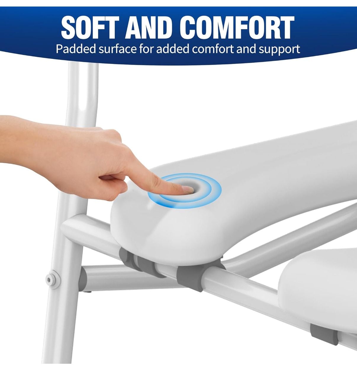 Adjustable Toilet Safety Rail with Backrest 4