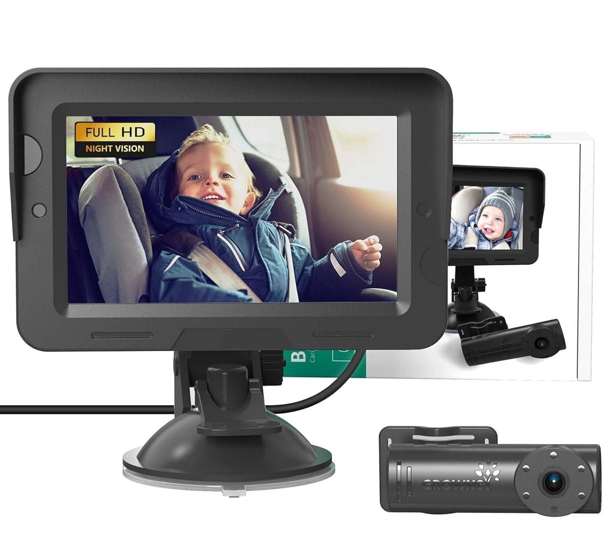 Full HD Night Vision Baby Car Monitor 1