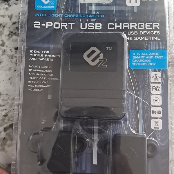2-Port USB Charger for Mobile Devices