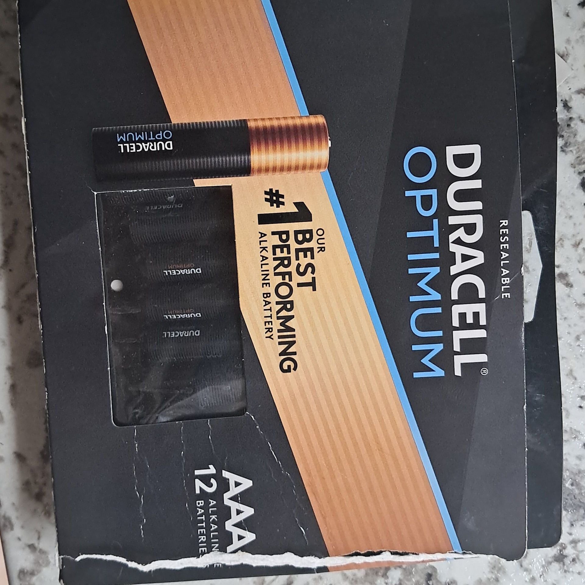 Duracell Optimum AAA Batteries - 12 Pack Alkaline Battery With Resealable Tray 2