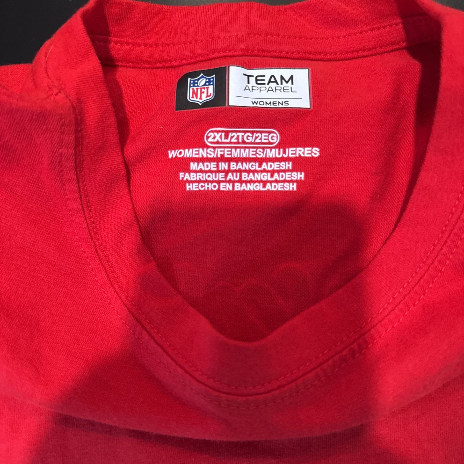 Nike Kansas City Chiefs Womens Pocket T-Shirt - RED, 4