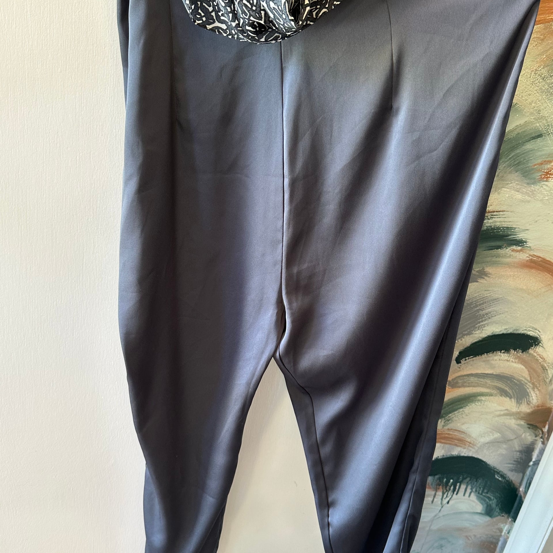 NIC+ZOE Overlay Jumpsuit Casablanca Nights Gray Small 6