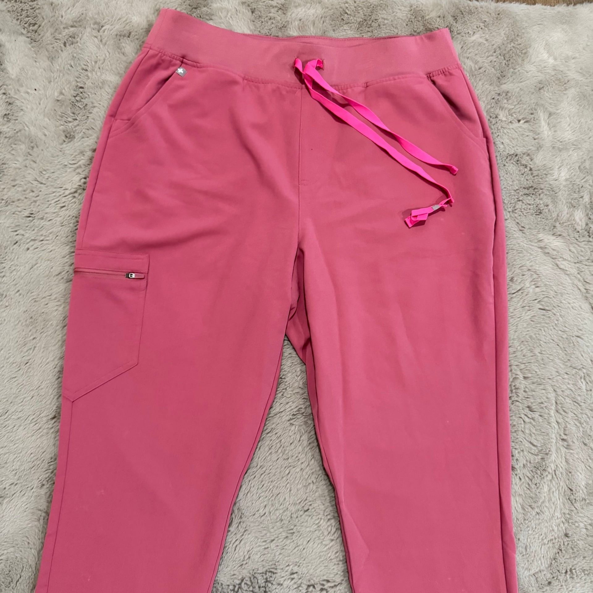 Figs Jogger Women Extra Large Tall Pink Taper Technical Scrub W211SW2050T 38x31 5