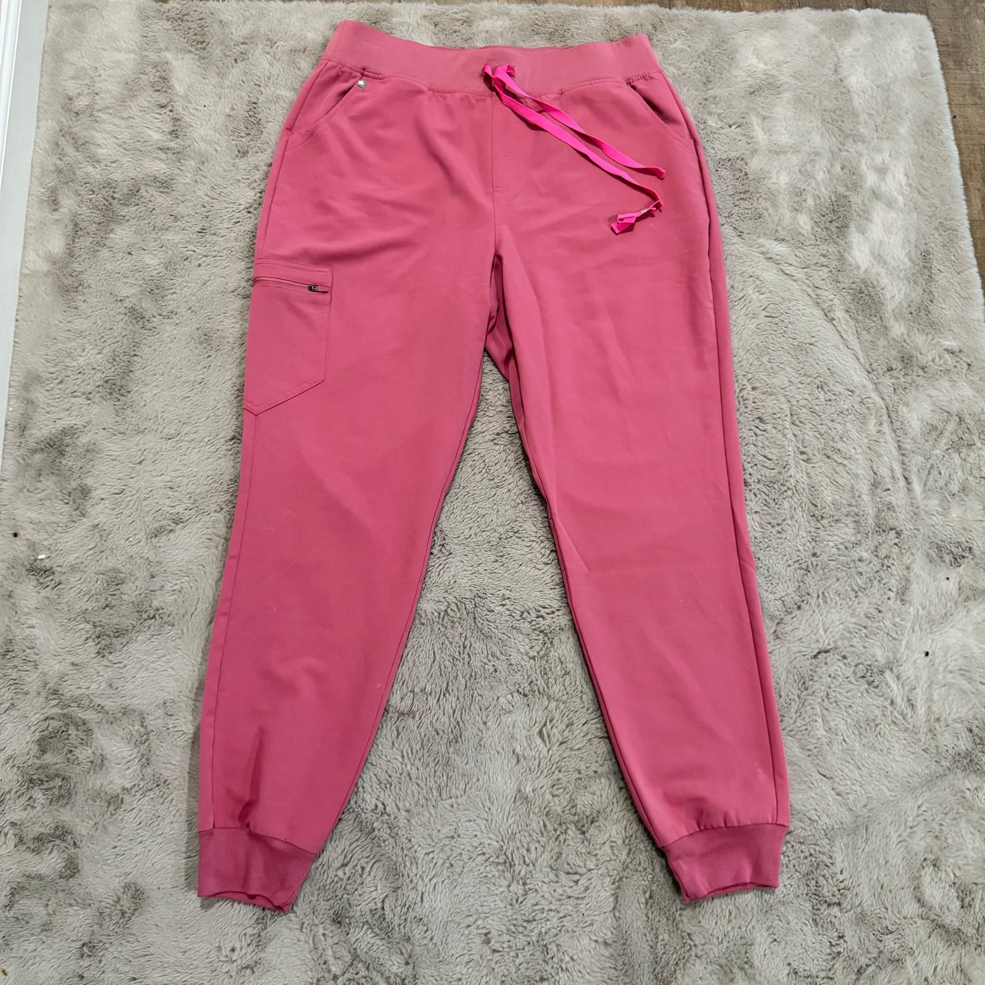 Figs Jogger Women Extra Large Tall Pink Taper Technical Scrub W211SW2050T 38x31 2