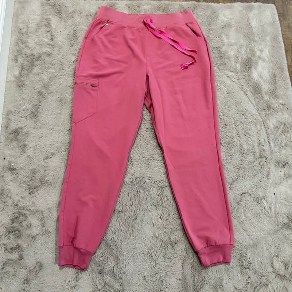 Figs Jogger Women Extra Large Tall Pink Taper Technical Scrub W211SW2050T 38x31